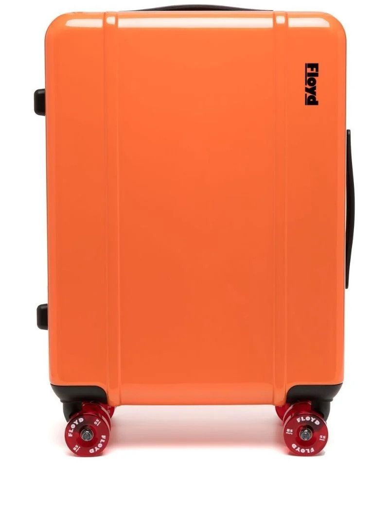 Orange Four-Wheel Cabin Suitcase
