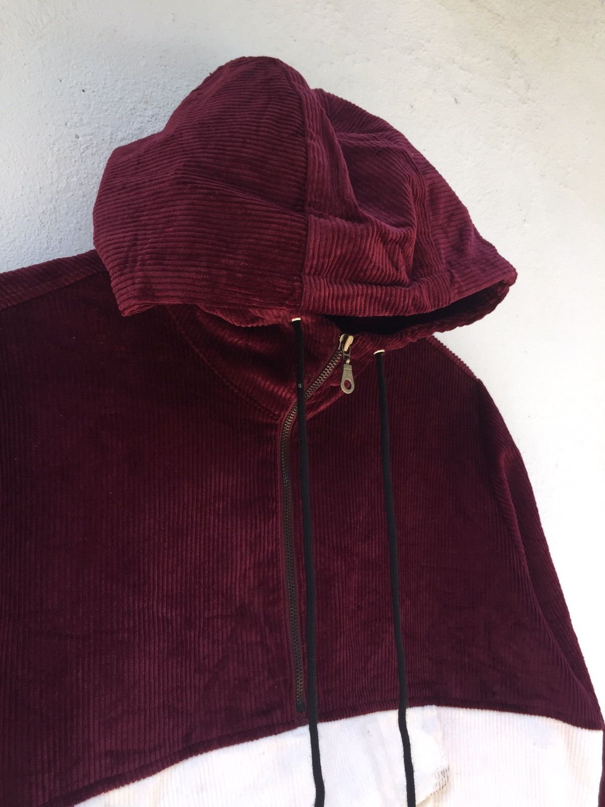 Japanese Brand VETEZE CORDUROY HALF ZIPPER Size US L / EU 52-54 / 3 - 6 Thumbnail