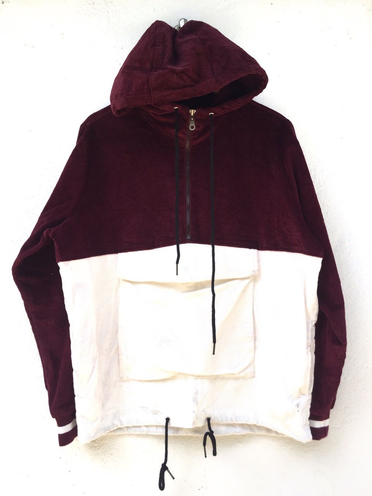 Japanese Brand VETEZE CORDUROY HALF ZIPPER Size US L / EU 52-54 / 3 - 1 Thumbnail
