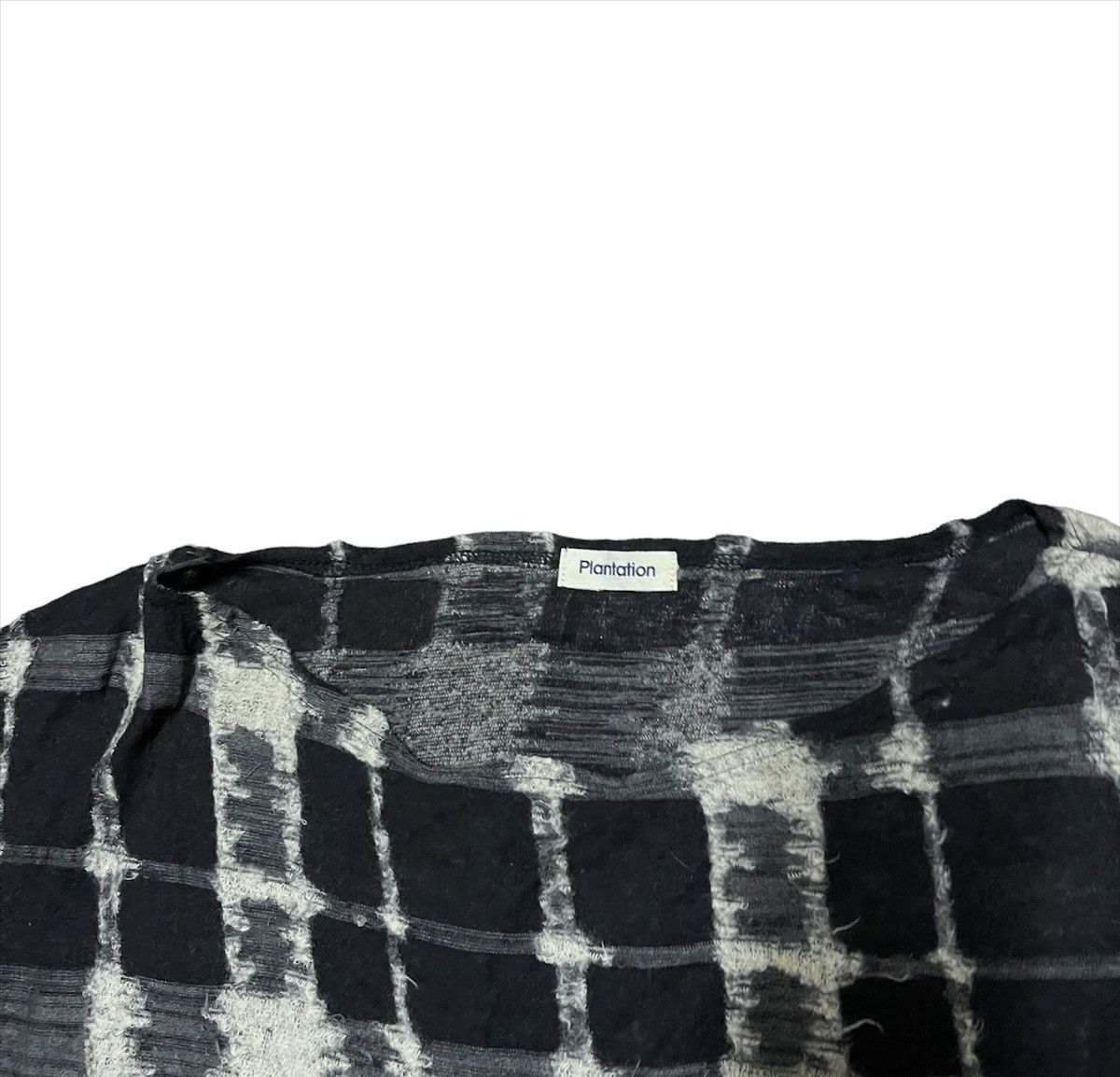 Designer × Issey Miyake × Japanese Brand One Set🔥Plantation Shadow Plaid Oversized Shirt&Skirt Size M / US 6-8 / IT 42-44 - 5 Thumbnail