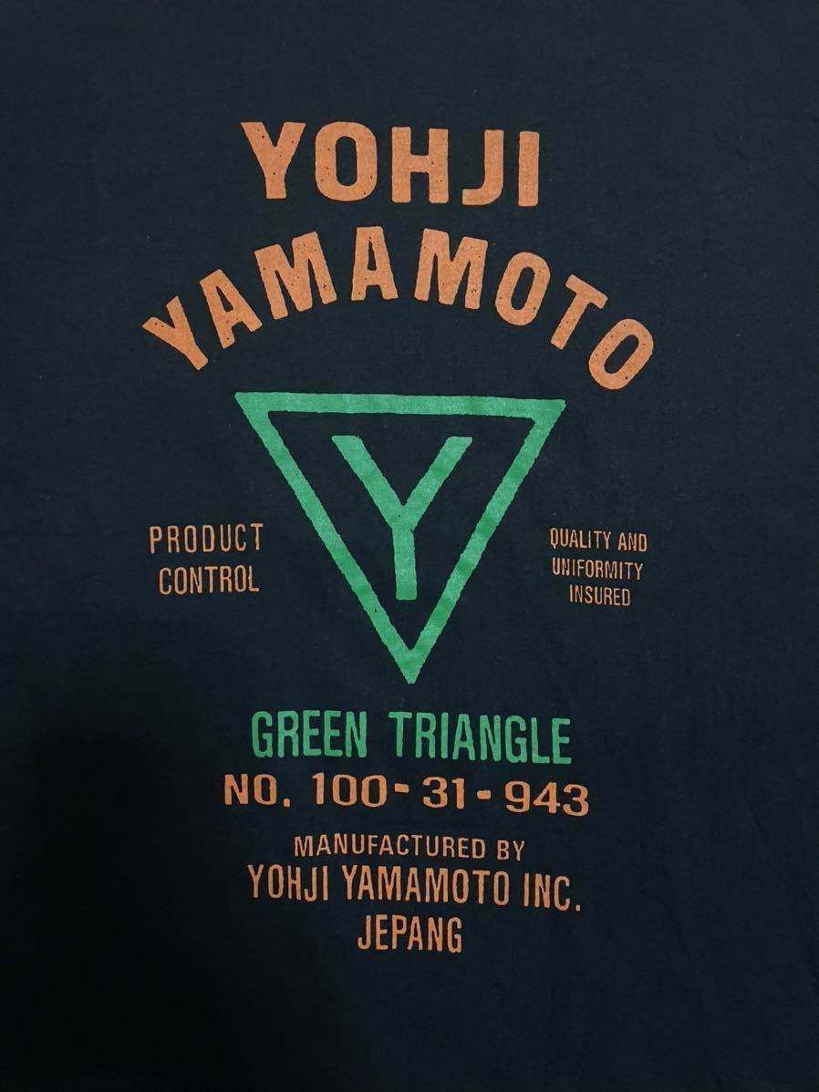 Yohji Yamamoto SS93 Pour Homme Green Triangle T-shirt Size US M / EU 48-50 / 2 - 2 Thumbnail