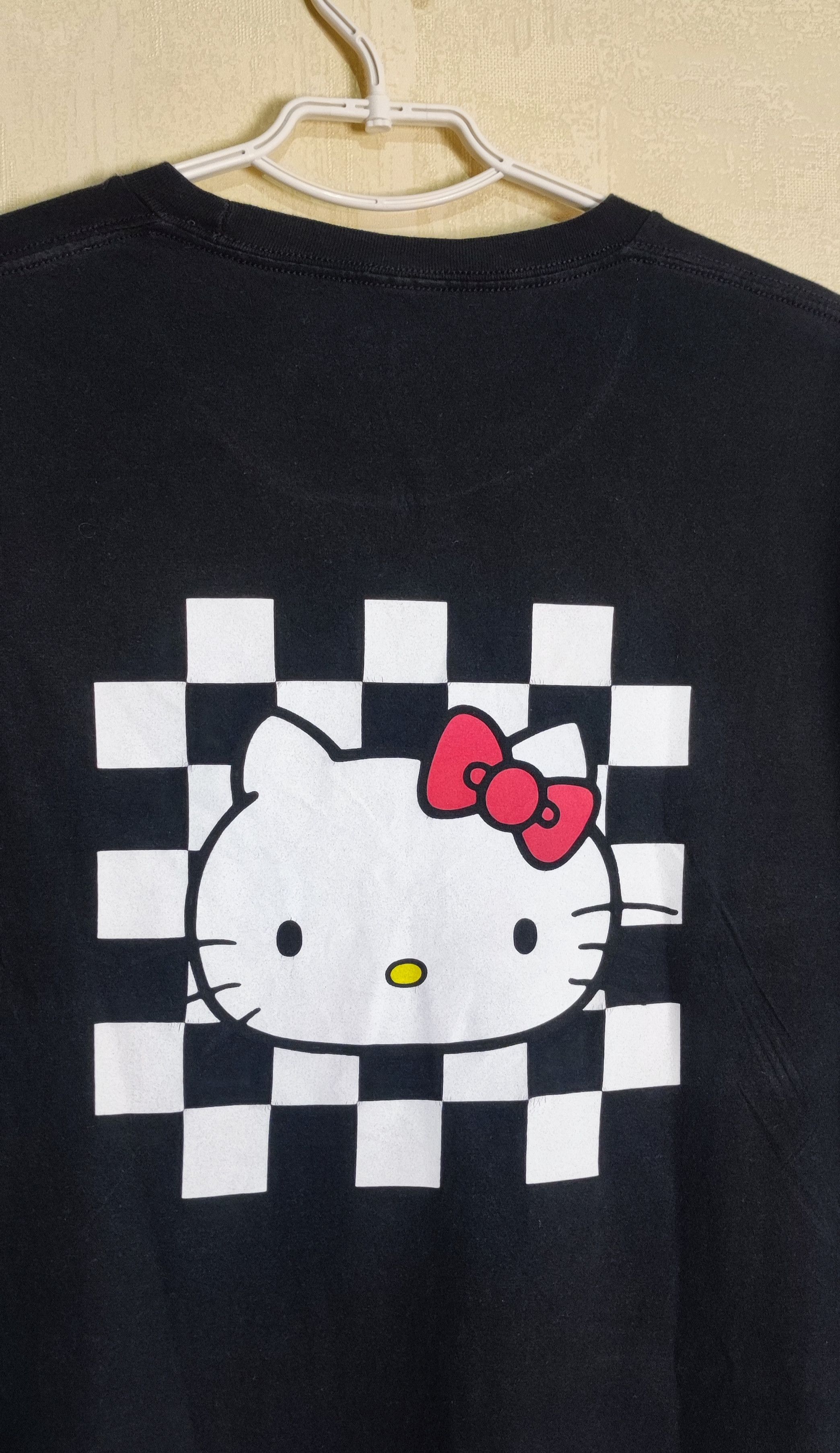 Anime × Fila × Japanese Brand Rare Sanrio HELLO KITTY FILA Collaboration Black Longsleeve Size US L / EU 52-54 / 3 - 6 Thumbnail