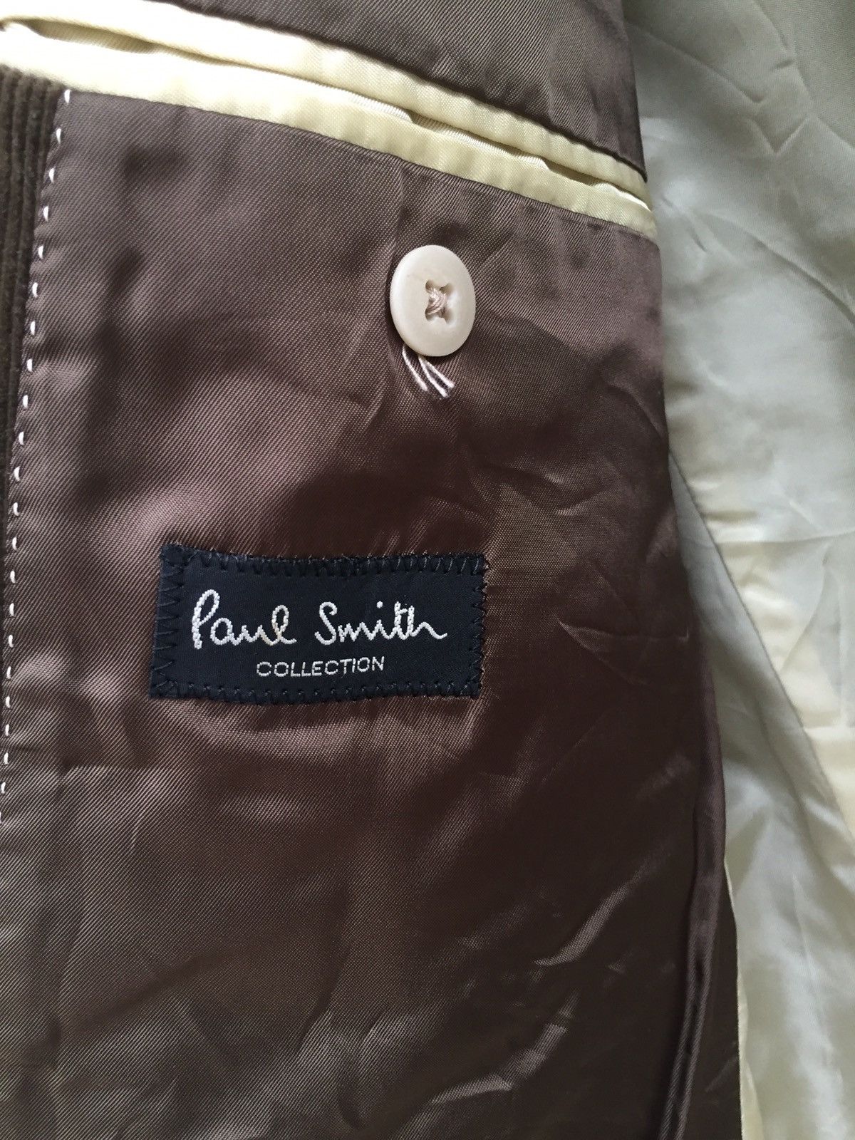 Paul Smith × Vintage PAUL SMITH CORDUROY COAT JACKET BLAZER Size US M / EU 48-50 / 2 - 8 Thumbnail