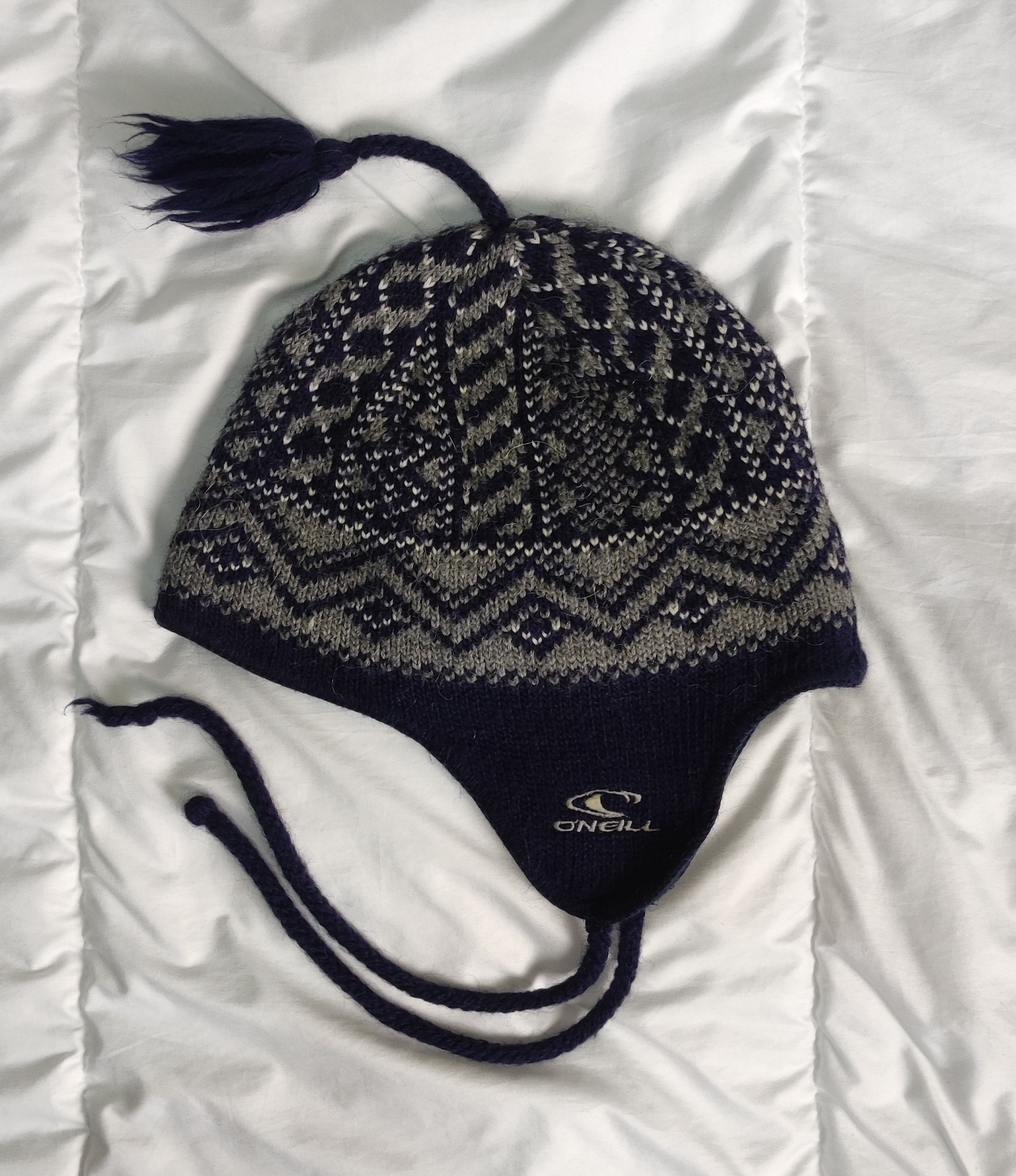 O'Neill × Vintage Oneill Wool Knitted Hat Cap Ushanka Size ONE SIZE - 1 Thumbnail