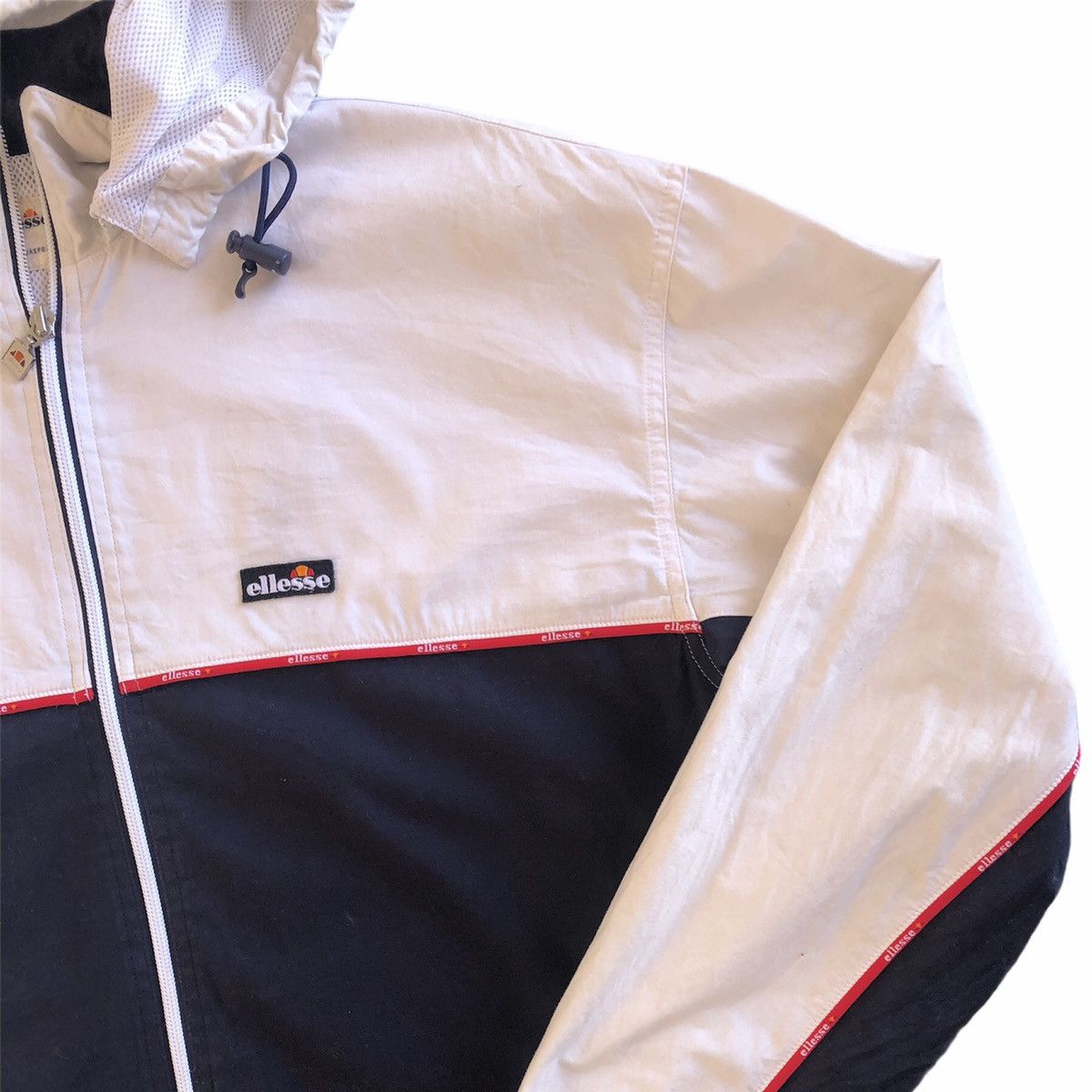 Ellesse Vintage 90's ELLESE Zipper Sweater Jacket Hoodie Size US XXL / EU 58 / 5 - 2 Thumbnail