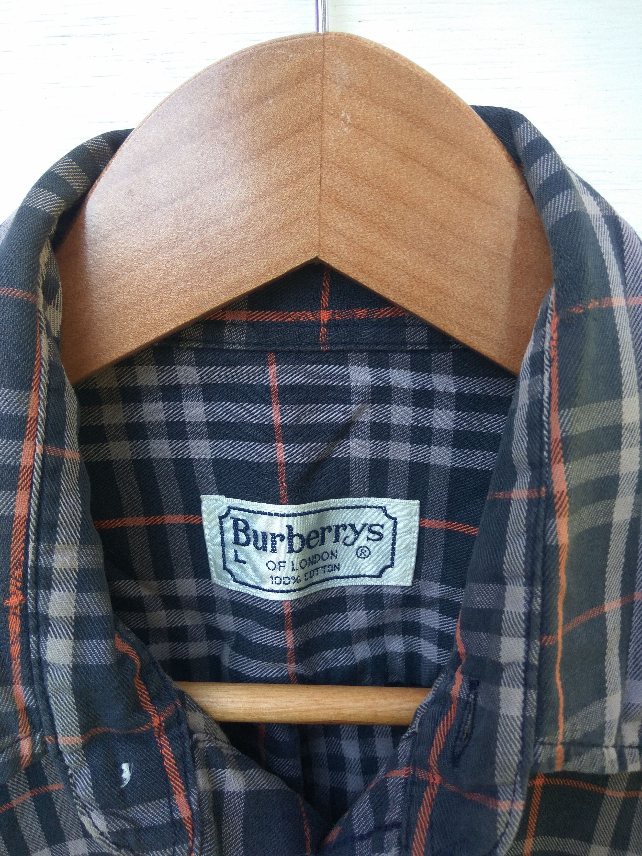 Burberry Vintage Burberrys Nova Check shirt button up Size US L / EU 52-54 / 3 - 4 Thumbnail