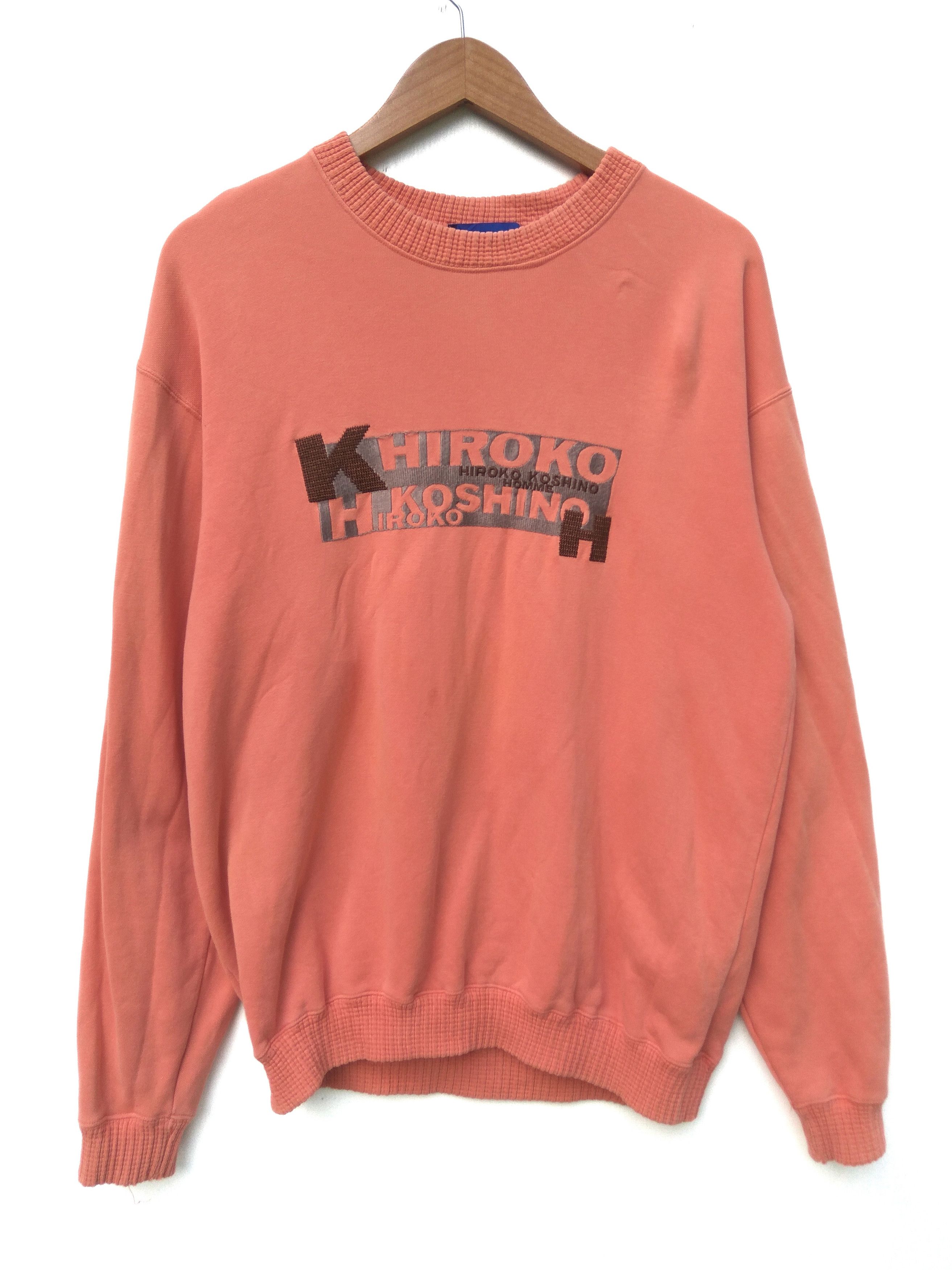 Hiroko Koshino Homme Hiroko Koshino Homme sweatshirt spell out Japanese Brand Size US L / EU 52-54 / 3 - 2 Thumbnail