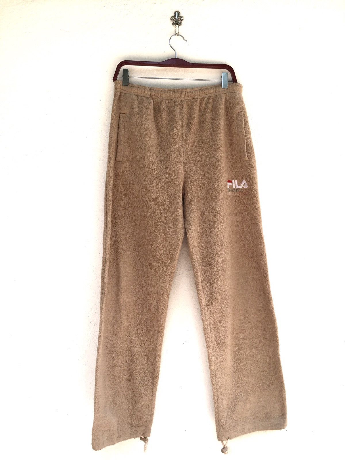 Fila FILA BIELLA ITALIA FLEECE JOGGERS PANTS Size US 36 / EU 52 - 1 Thumbnail