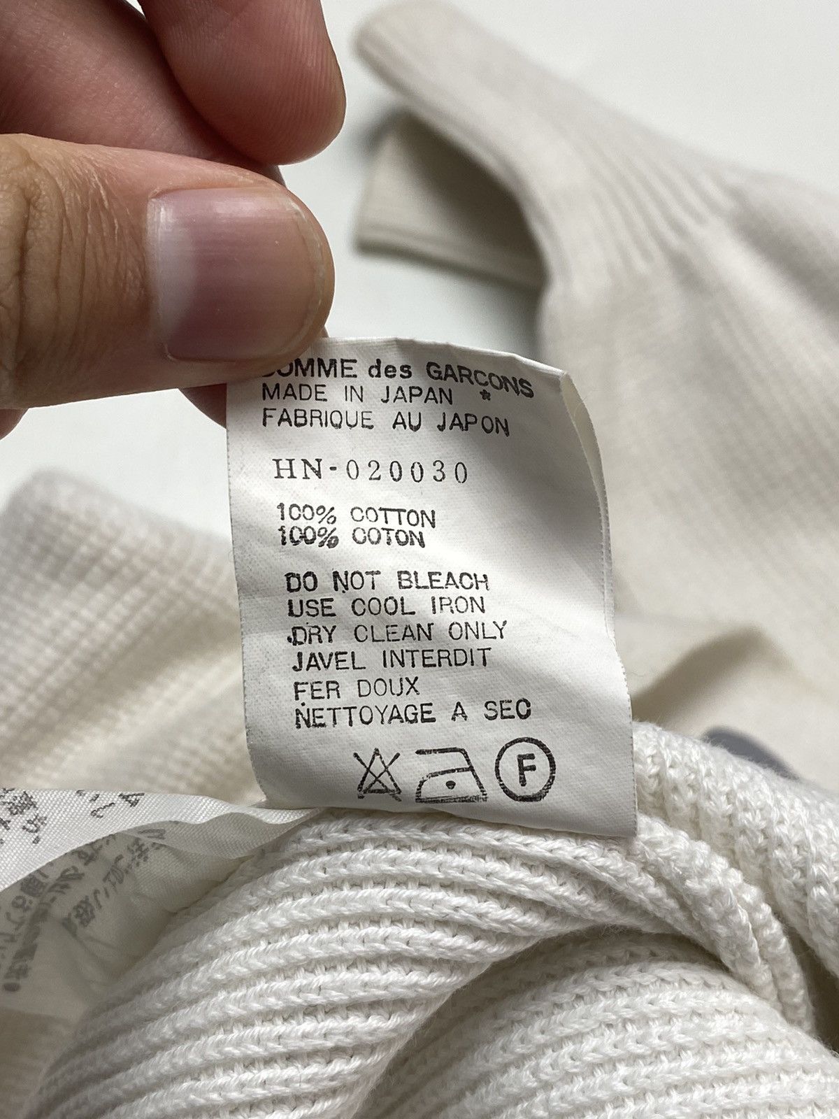 Comme des Garcons 1989 CDGH - Archive Heavyweight Knitted Cardigan Size US L / EU 52-54 / 3 - 9 Thumbnail