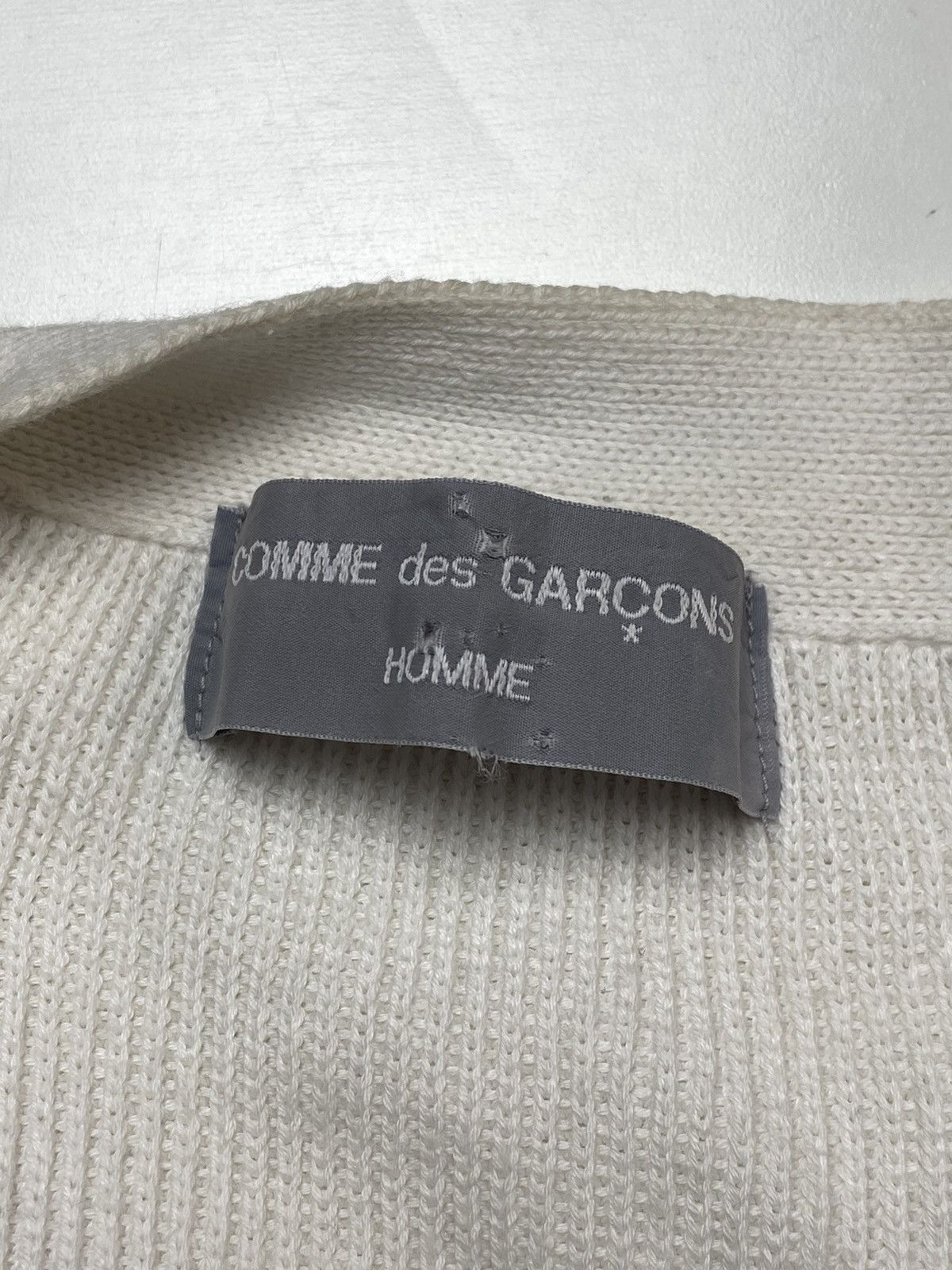 Comme des Garcons 1989 CDGH - Archive Heavyweight Knitted Cardigan Size US L / EU 52-54 / 3 - 6 Thumbnail