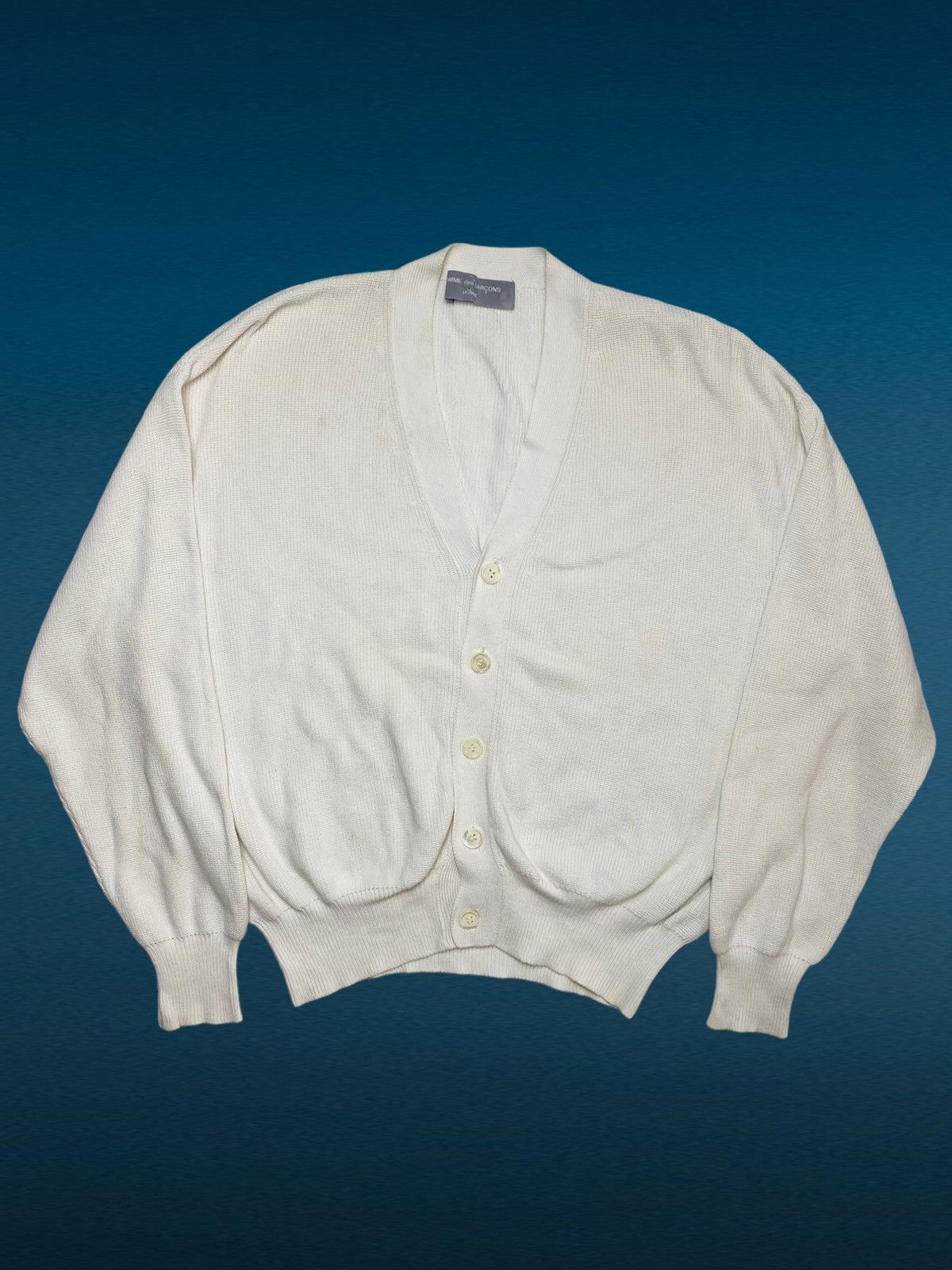 Comme des Garcons 1989 CDGH - Archive Heavyweight Knitted Cardigan Size US L / EU 52-54 / 3 - 2 Thumbnail