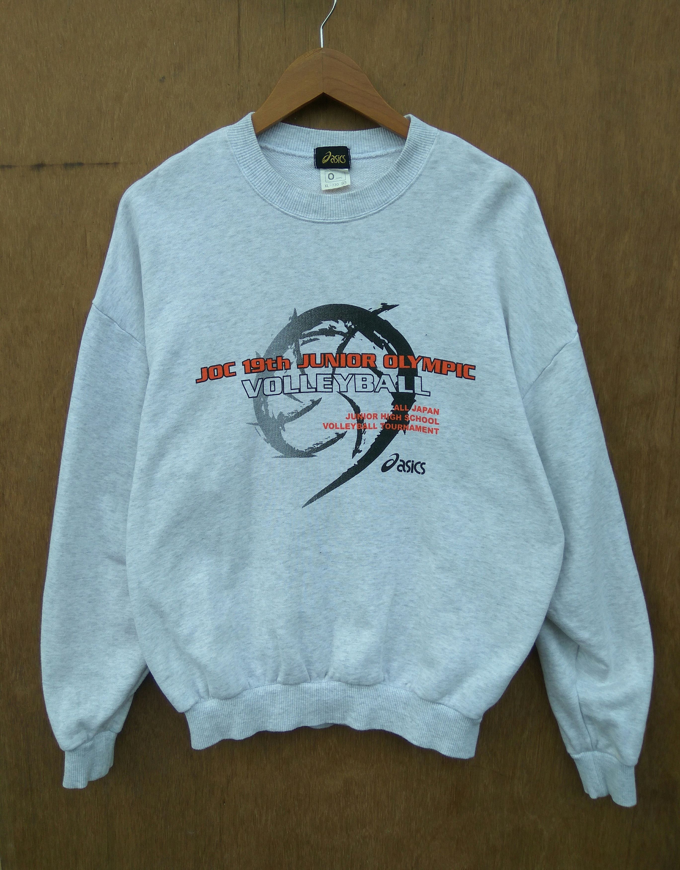 Asics × Vintage Vintage Asics sweatshirt Asics Volleyball crewneck Size US L / EU 52-54 / 3 - 1 Thumbnail