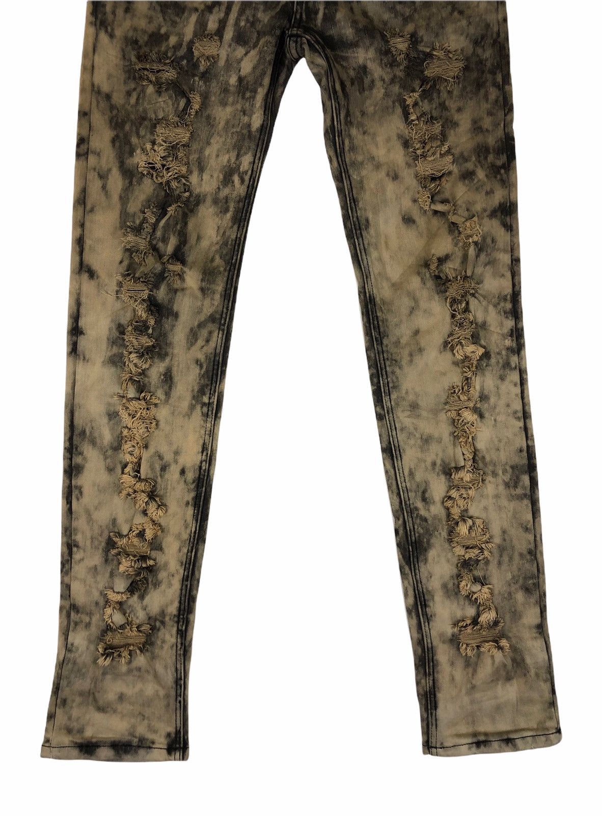 Japanese Brand Roen x Semantic Design Bleach Denim Jeans Size US 31 - 4 Thumbnail