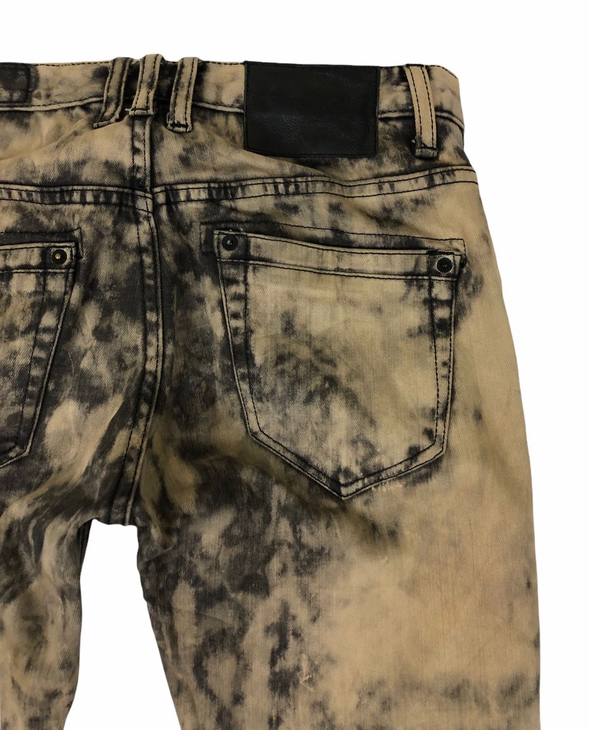 Japanese Brand Roen x Semantic Design Bleach Denim Jeans Size US 31 - 10 Thumbnail
