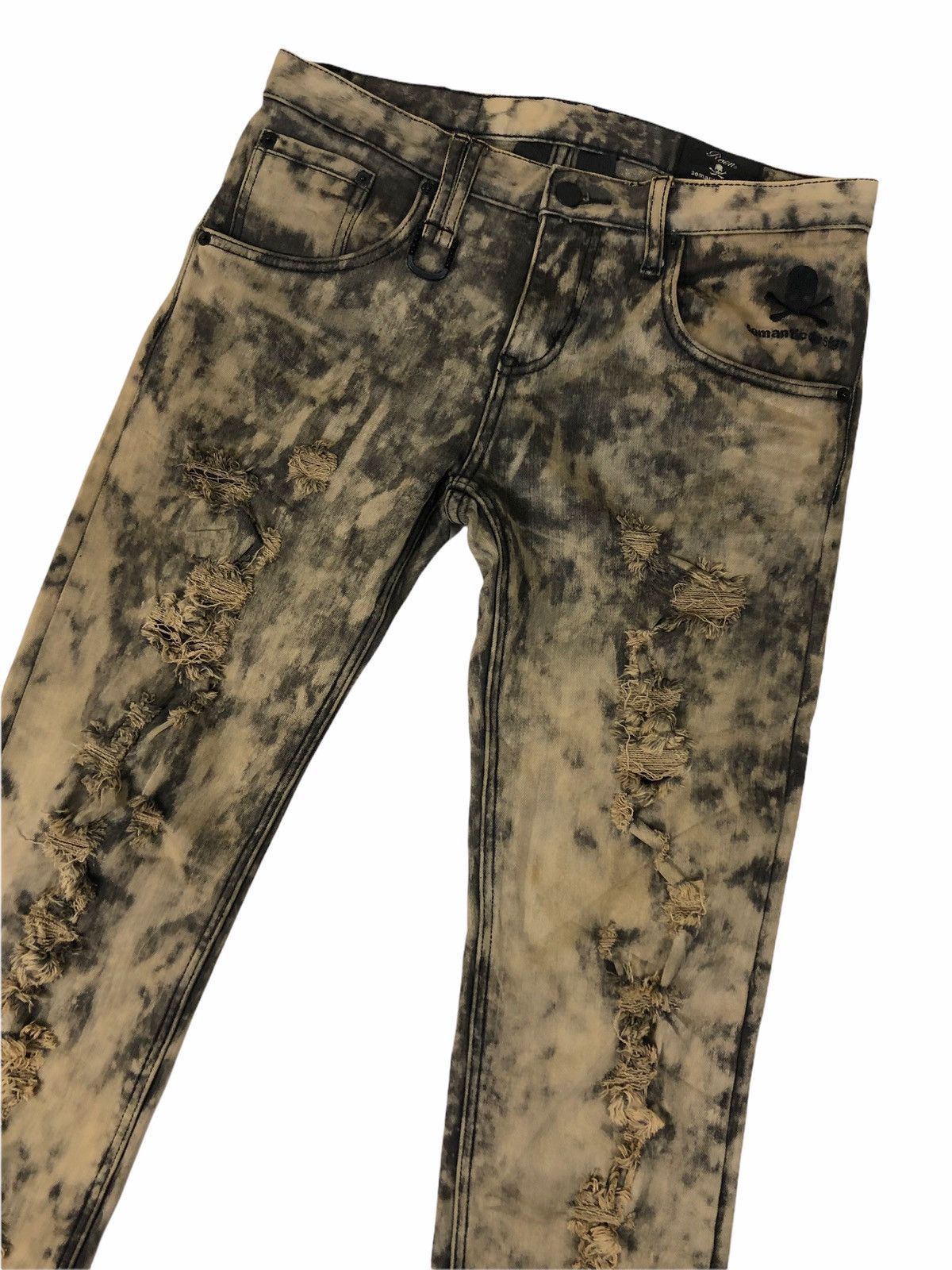 Japanese Brand Roen x Semantic Design Bleach Denim Jeans Size US 31 - 5 Thumbnail