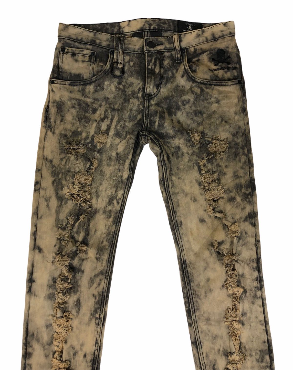 Japanese Brand Roen x Semantic Design Bleach Denim Jeans Size US 31 - 3 Thumbnail