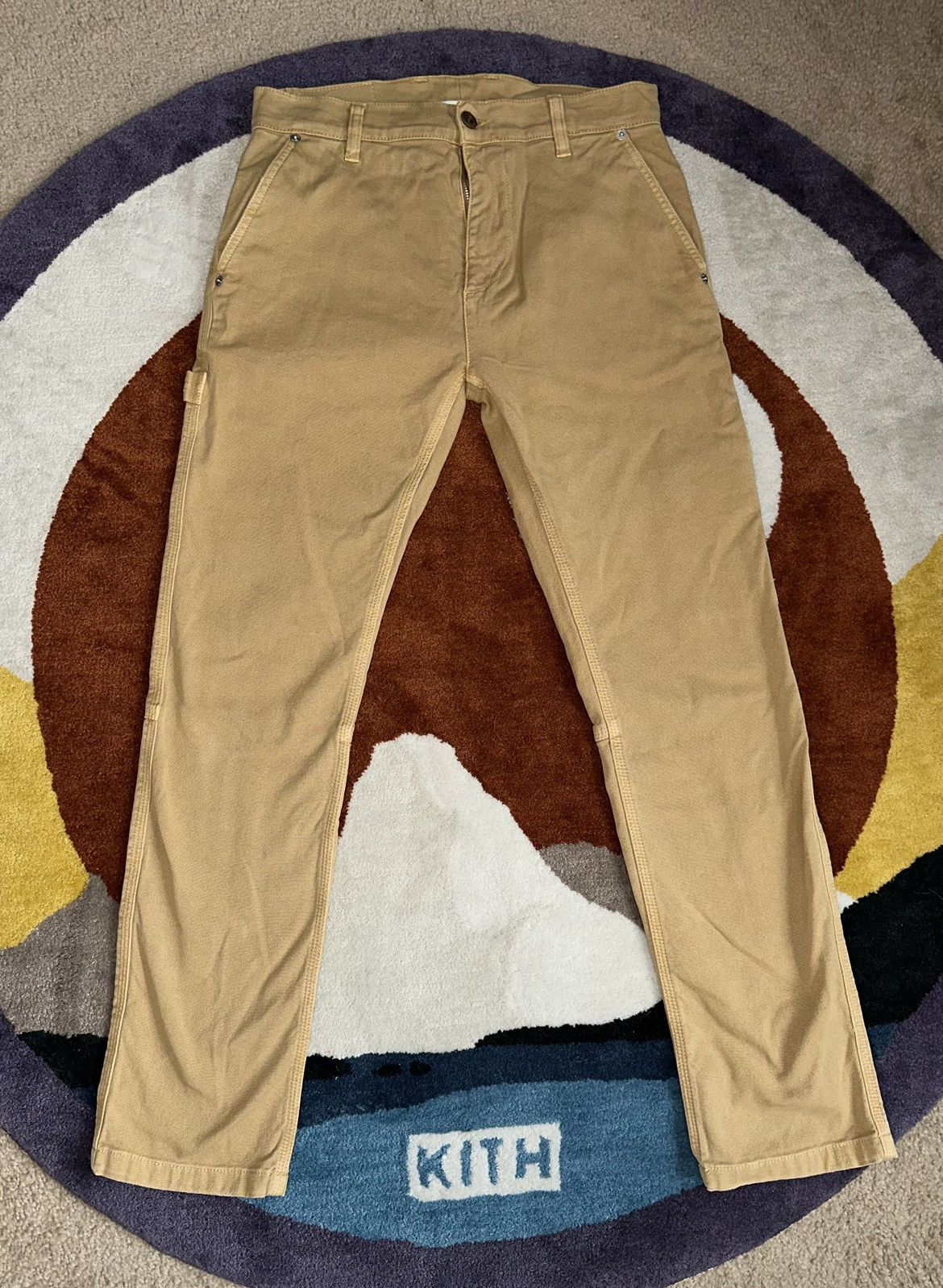 supkith overdyed canvas colden pant - ワークパンツ/カーゴパンツ