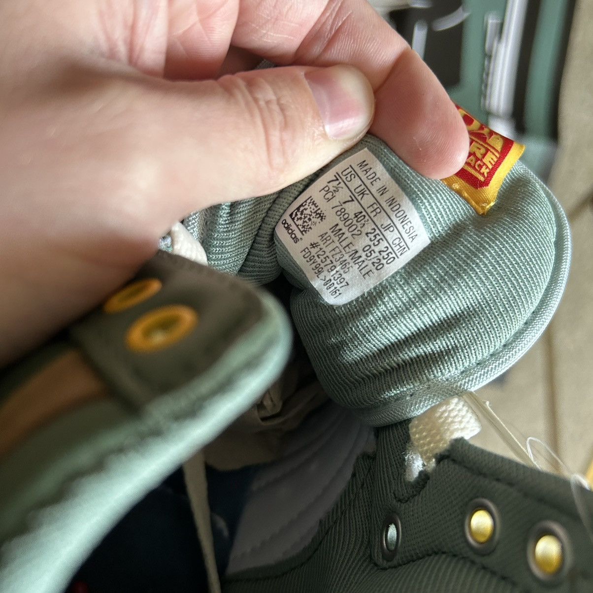 Adidas × Star Wars 2020 EMPiRE STRiKES BACK BOBA FETT TOP TEN Hi POUCH FZ3465 Size US 7.5 / EU 40-41 - 16 Thumbnail