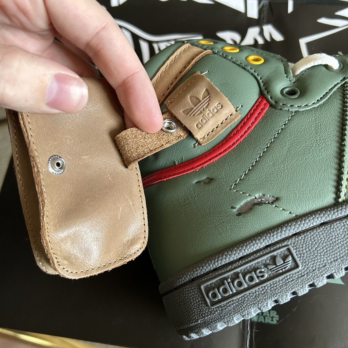Adidas × Star Wars 2020 EMPiRE STRiKES BACK BOBA FETT TOP TEN Hi POUCH FZ3465 Size US 7.5 / EU 40-41 - 11 Thumbnail