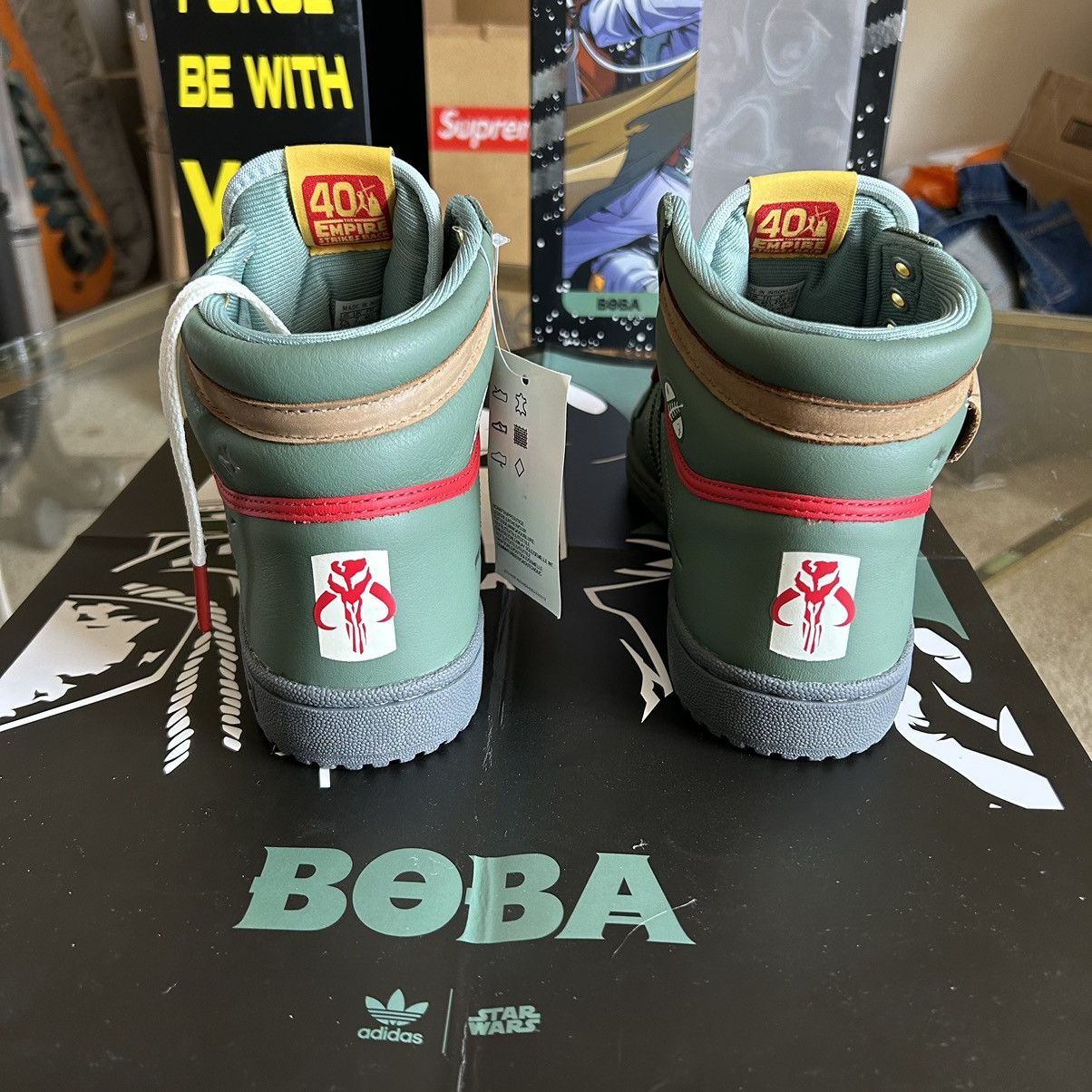 Adidas × Star Wars 2020 EMPiRE STRiKES BACK BOBA FETT TOP TEN Hi POUCH FZ3465 Size US 7.5 / EU 40-41 - 13 Thumbnail