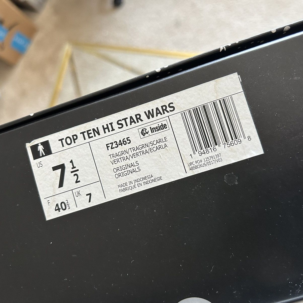 Adidas × Star Wars 2020 EMPiRE STRiKES BACK BOBA FETT TOP TEN Hi POUCH FZ3465 Size US 7.5 / EU 40-41 - 4 Thumbnail
