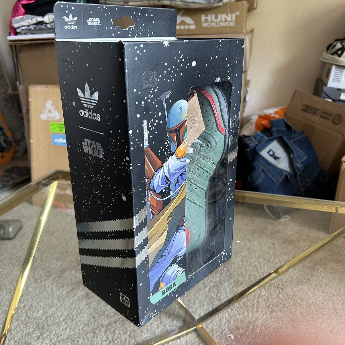 Adidas × Star Wars 2020 EMPiRE STRiKES BACK BOBA FETT TOP TEN Hi POUCH FZ3465 Size US 7.5 / EU 40-41 - 6 Thumbnail