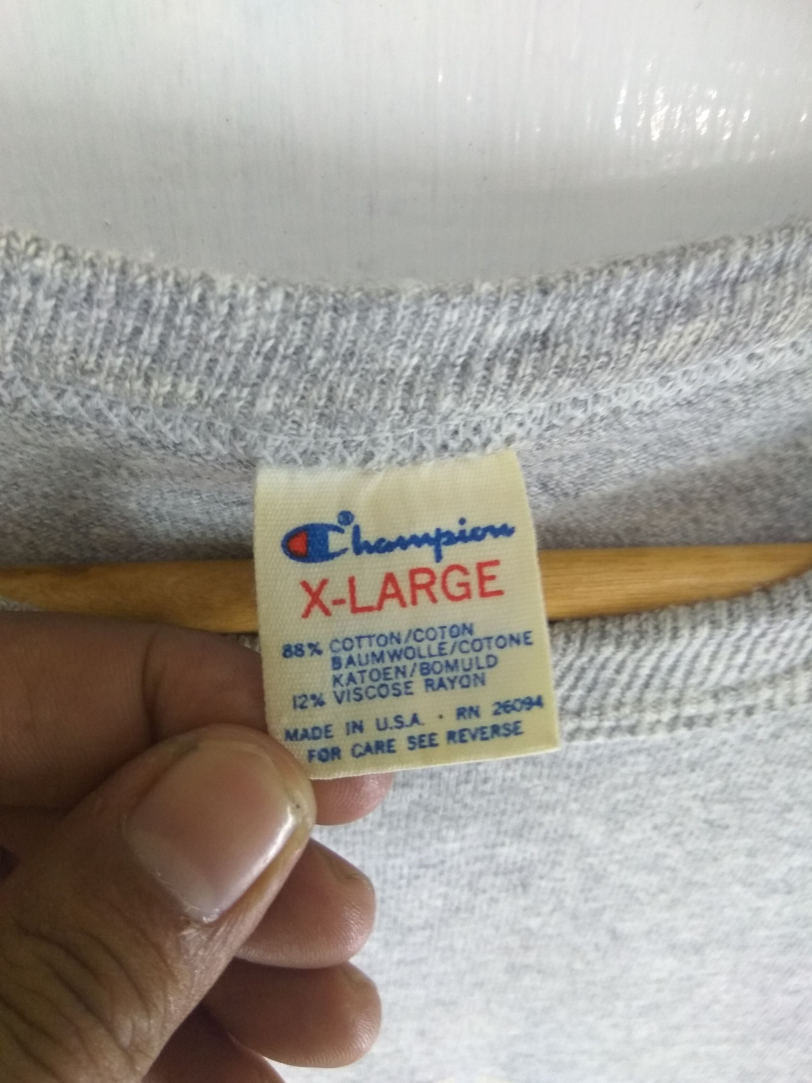 Champion × Vintage Vintage 80s Vintage Champion NOTRE DAME t shirt rayon Size US L / EU 52-54 / 3 - 5 Thumbnail
