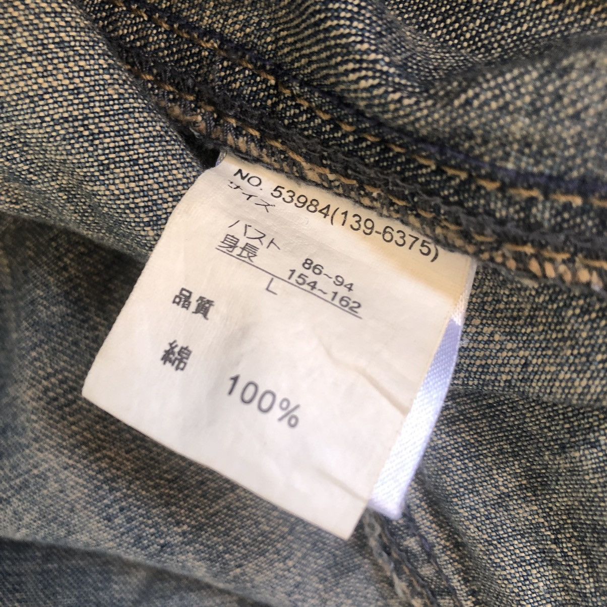 Japanese Brand Vintage 90's Trucker Jacket Denim Size US XS / EU 42 / 0 - 14 Thumbnail
