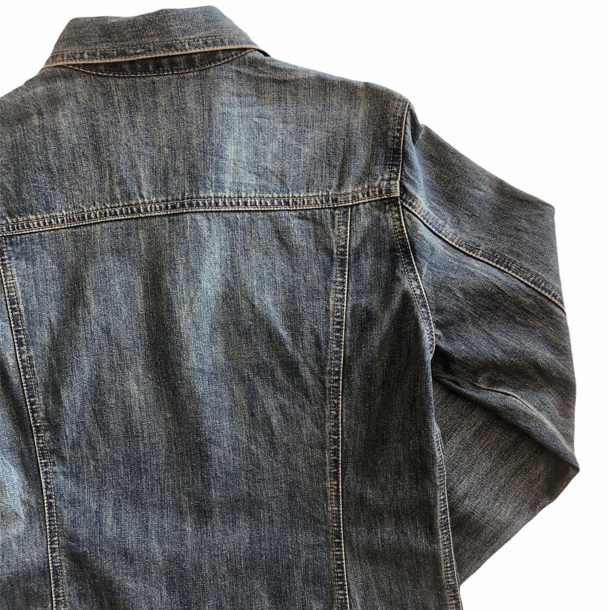 Japanese Brand Vintage 90's Trucker Jacket Denim Size US XS / EU 42 / 0 - 6 Thumbnail