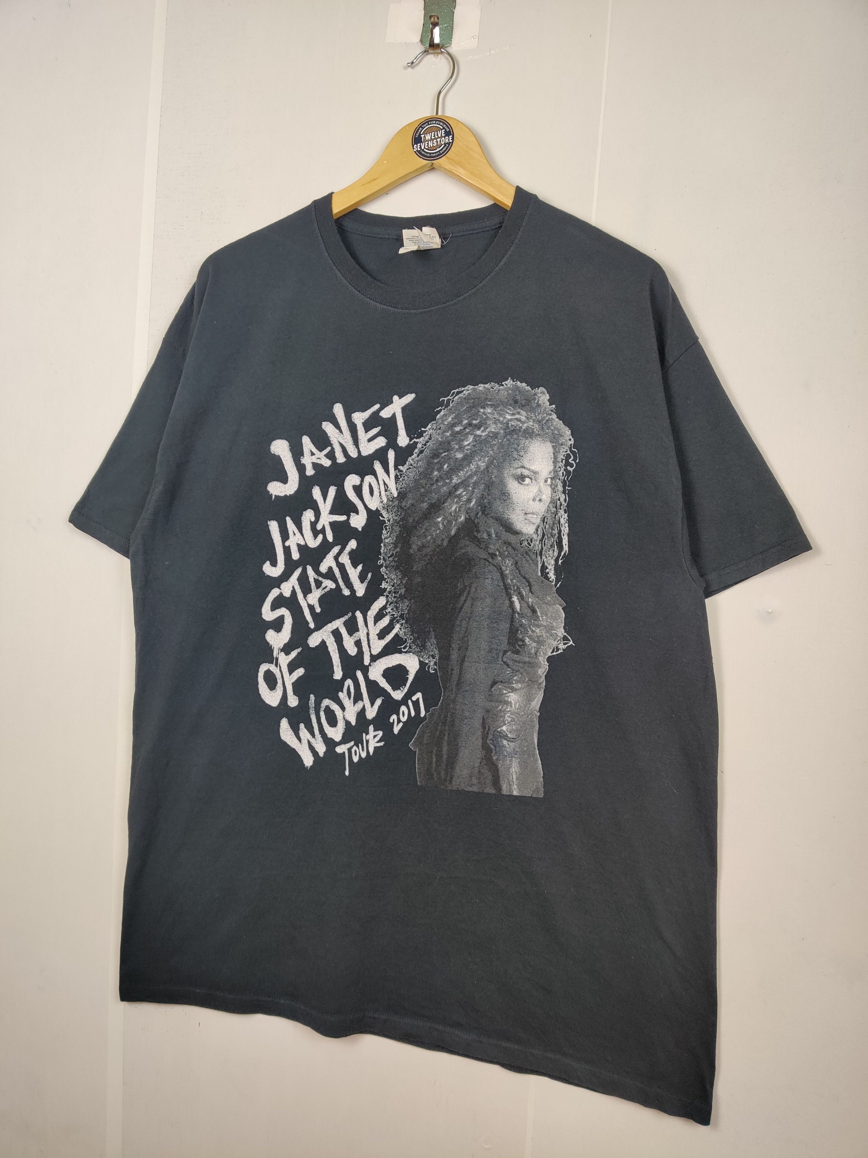 Band Tees Vintage Janet Jackson State Of The World Tour Tee Tshirt Size US XL / EU 56 / 4 - 2 Thumbnail