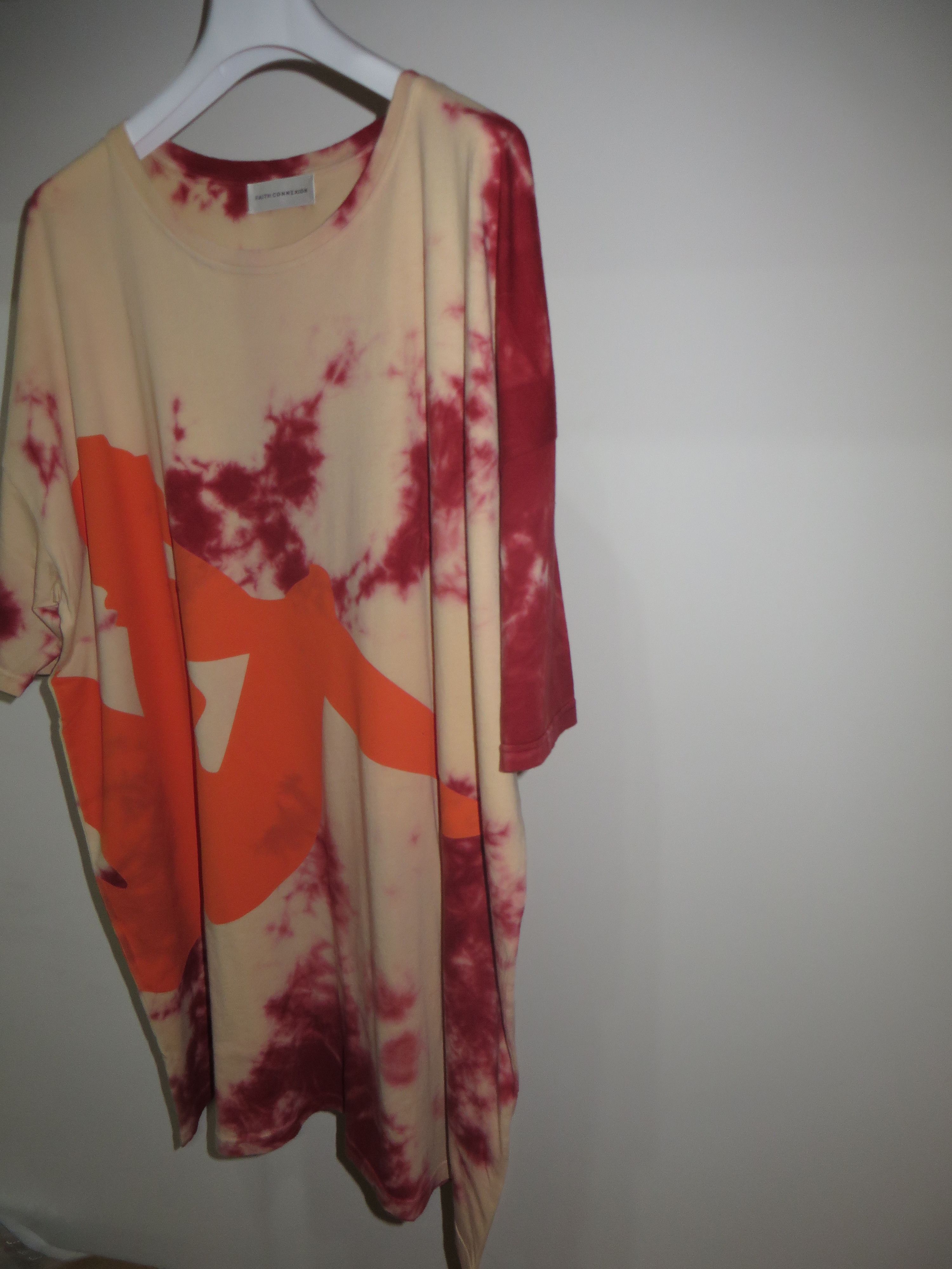 Faith Connexion Oversized kappa tie dye t-shirt Size US L / EU 52-54 / 3 - 4 Thumbnail