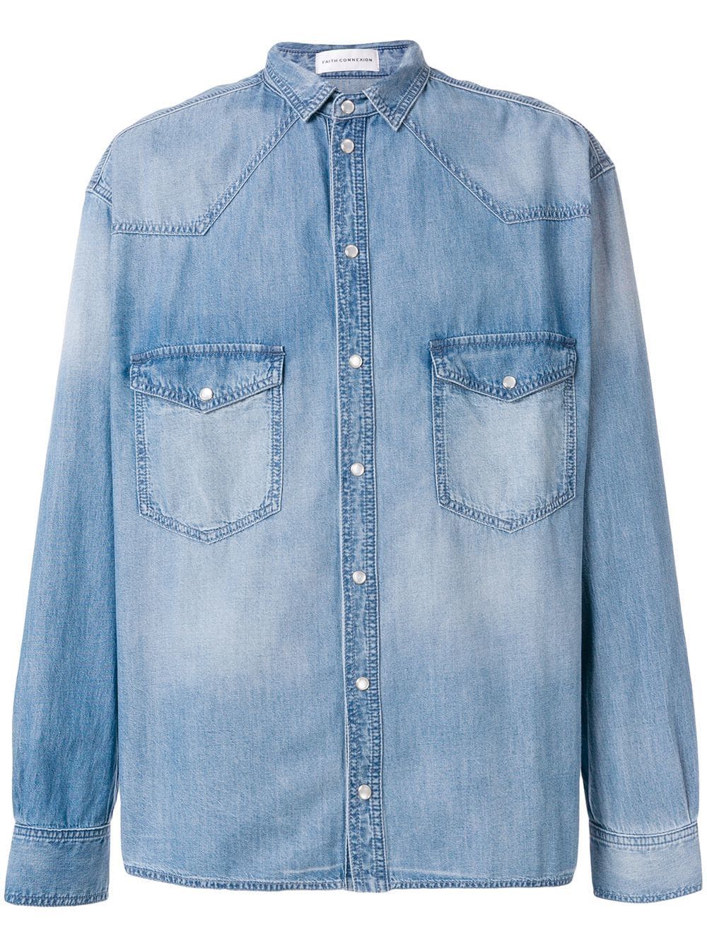 Faith Connexion Oversized bleached shirt shirt Size US S / EU 44-46 / 1 - 12 Thumbnail