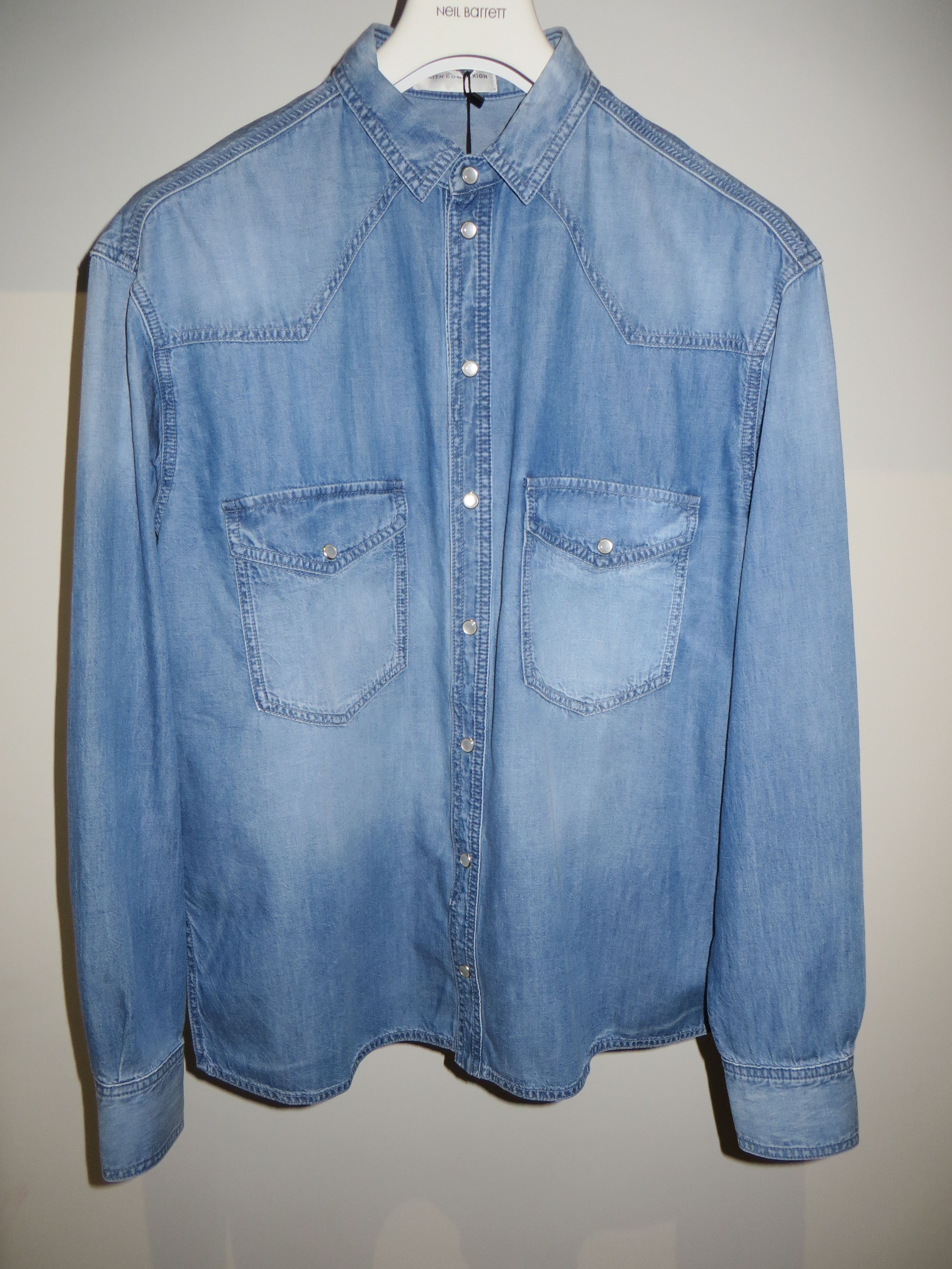 Faith Connexion Oversized bleached shirt shirt Size US S / EU 44-46 / 1 - 1 Thumbnail