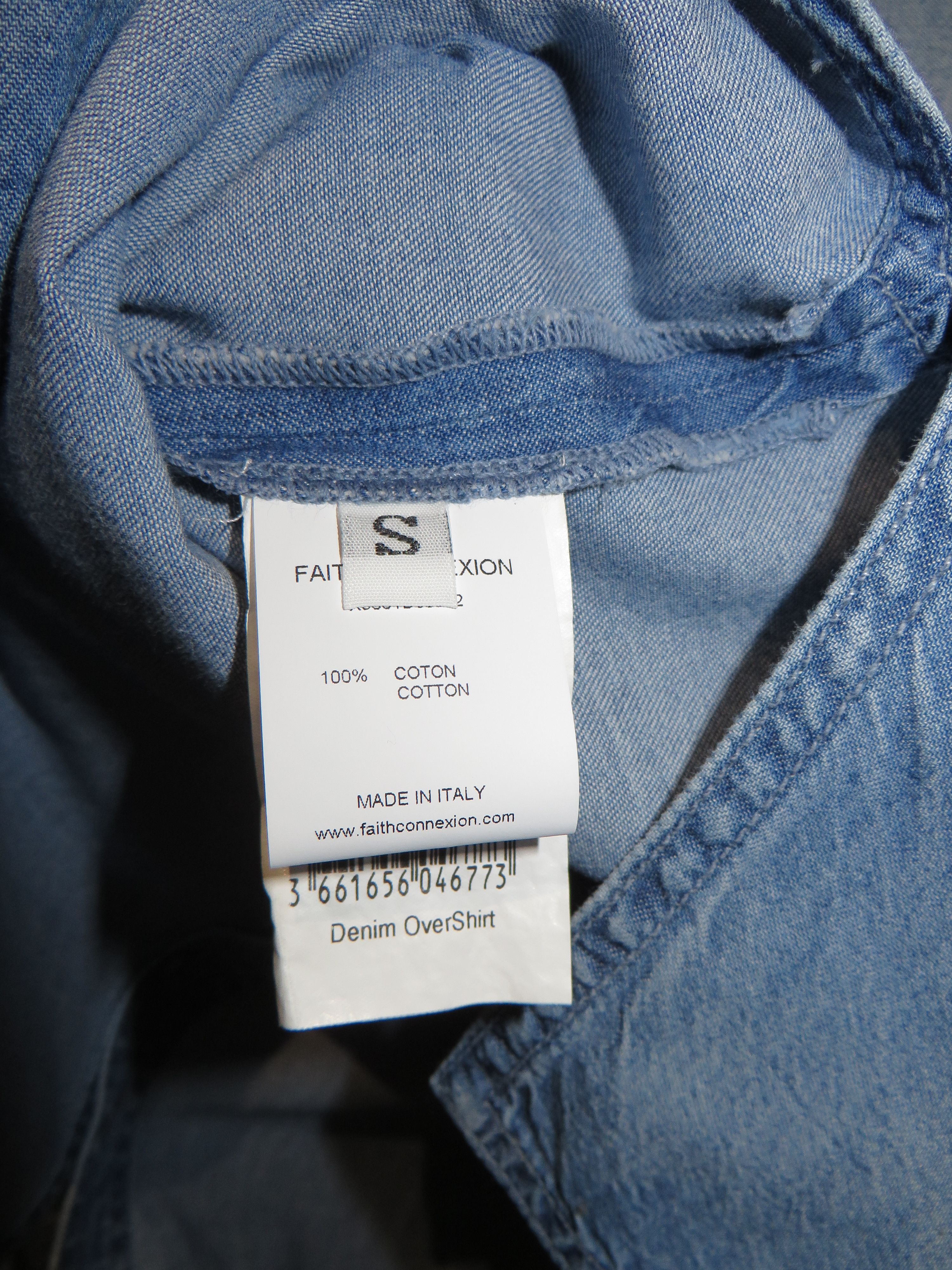 Faith Connexion Oversized bleached shirt shirt Size US S / EU 44-46 / 1 - 9 Thumbnail