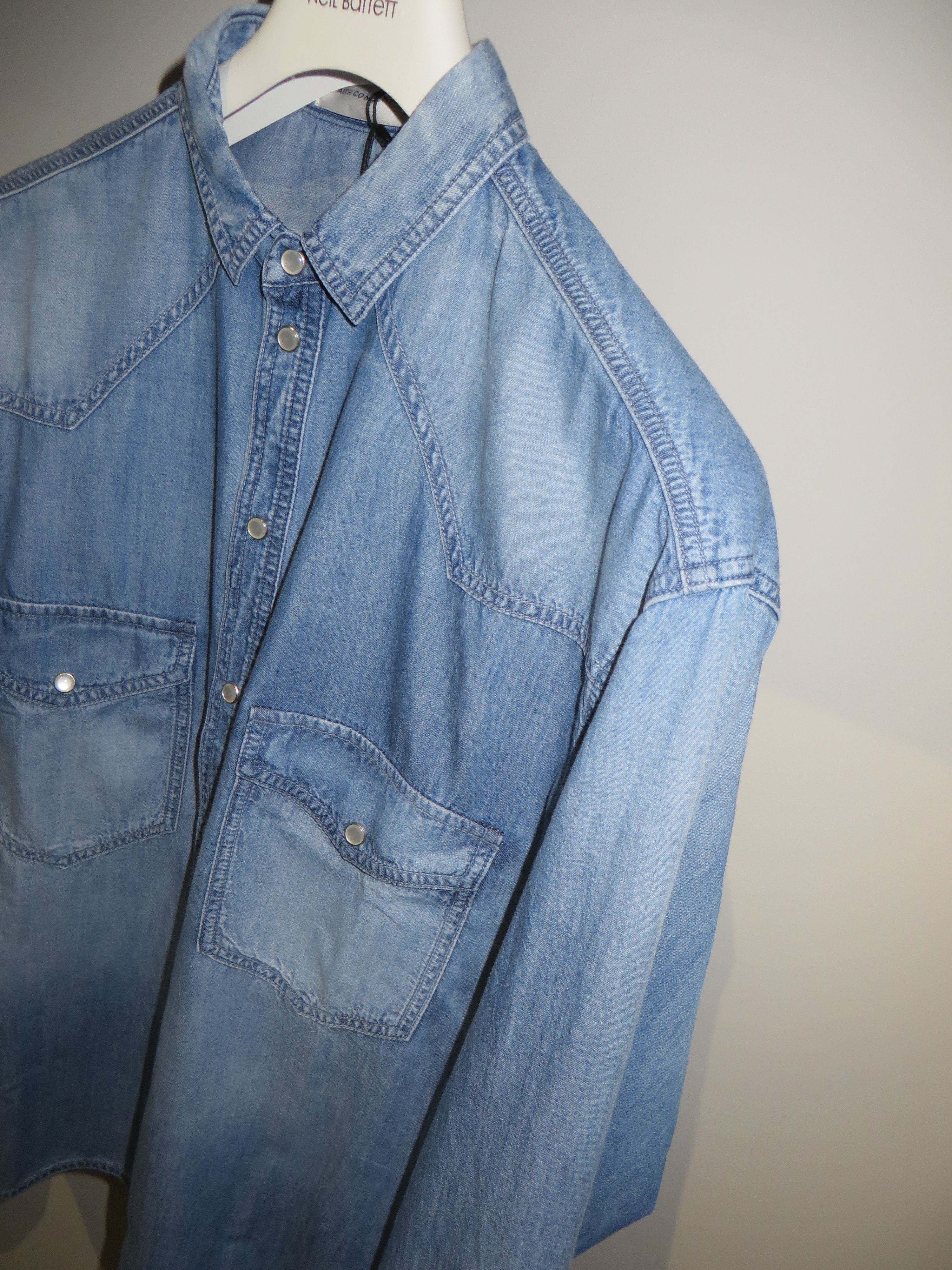 Faith Connexion Oversized bleached shirt shirt Size US S / EU 44-46 / 1 - 7 Thumbnail