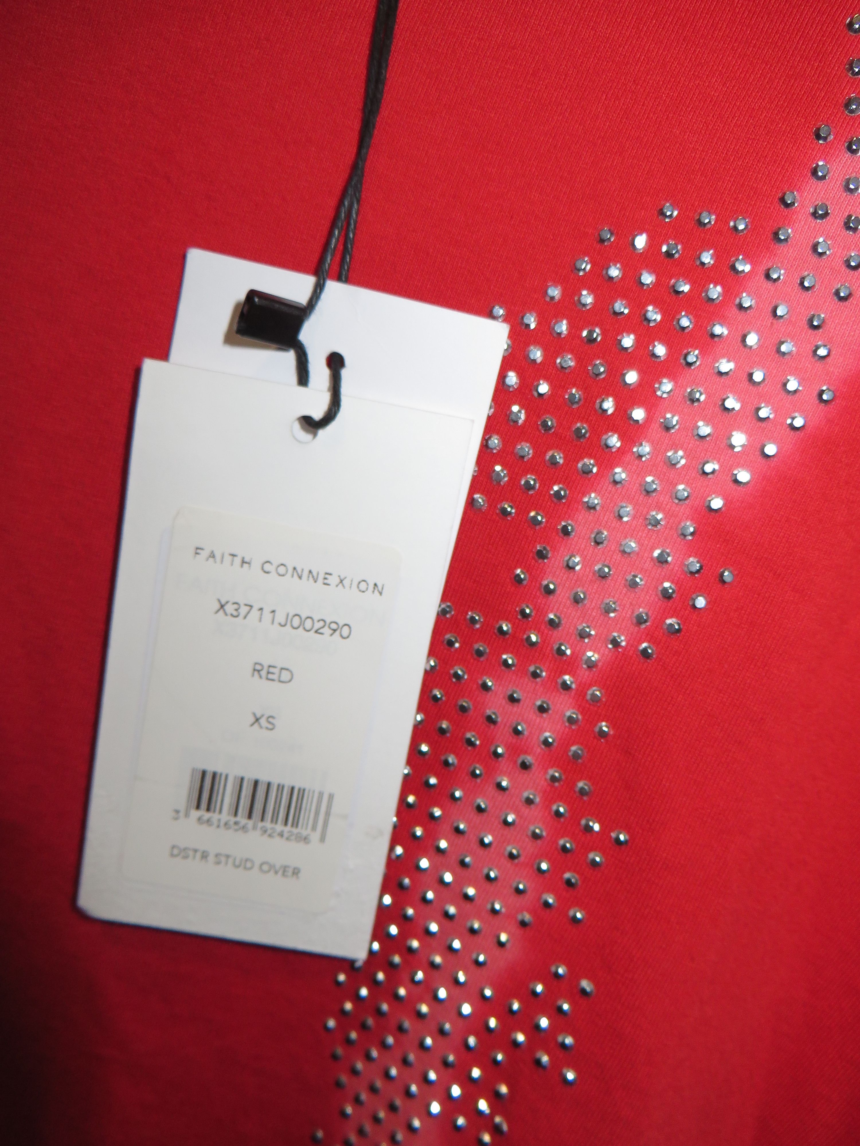 Faith Connexion Oversized studded t-shirt Size US XS / EU 42 / 0 - 13 Thumbnail