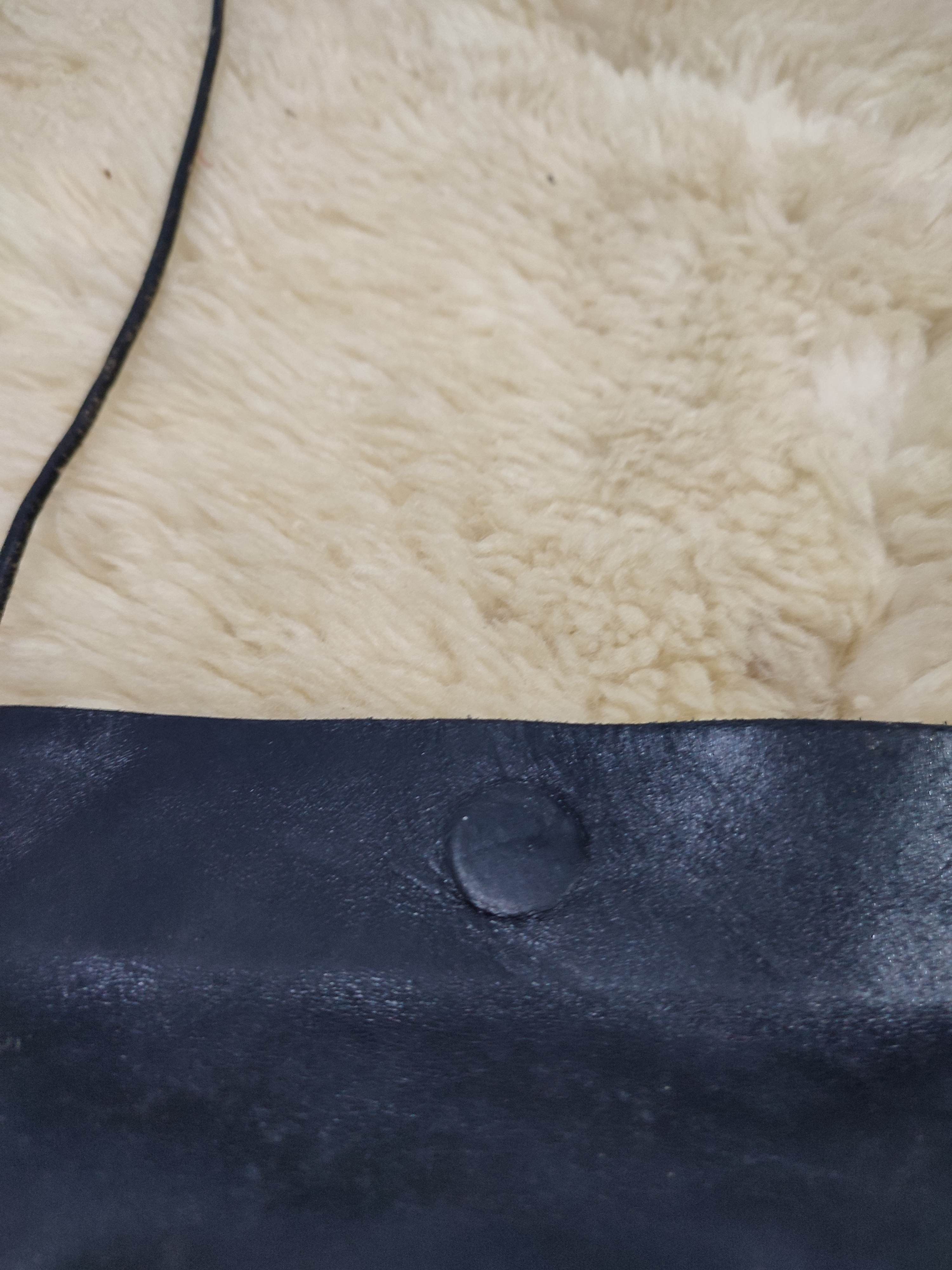 Leather 🔥Black Leather Cross body Bag simple minimalist Size ONE SIZE - 6 Thumbnail