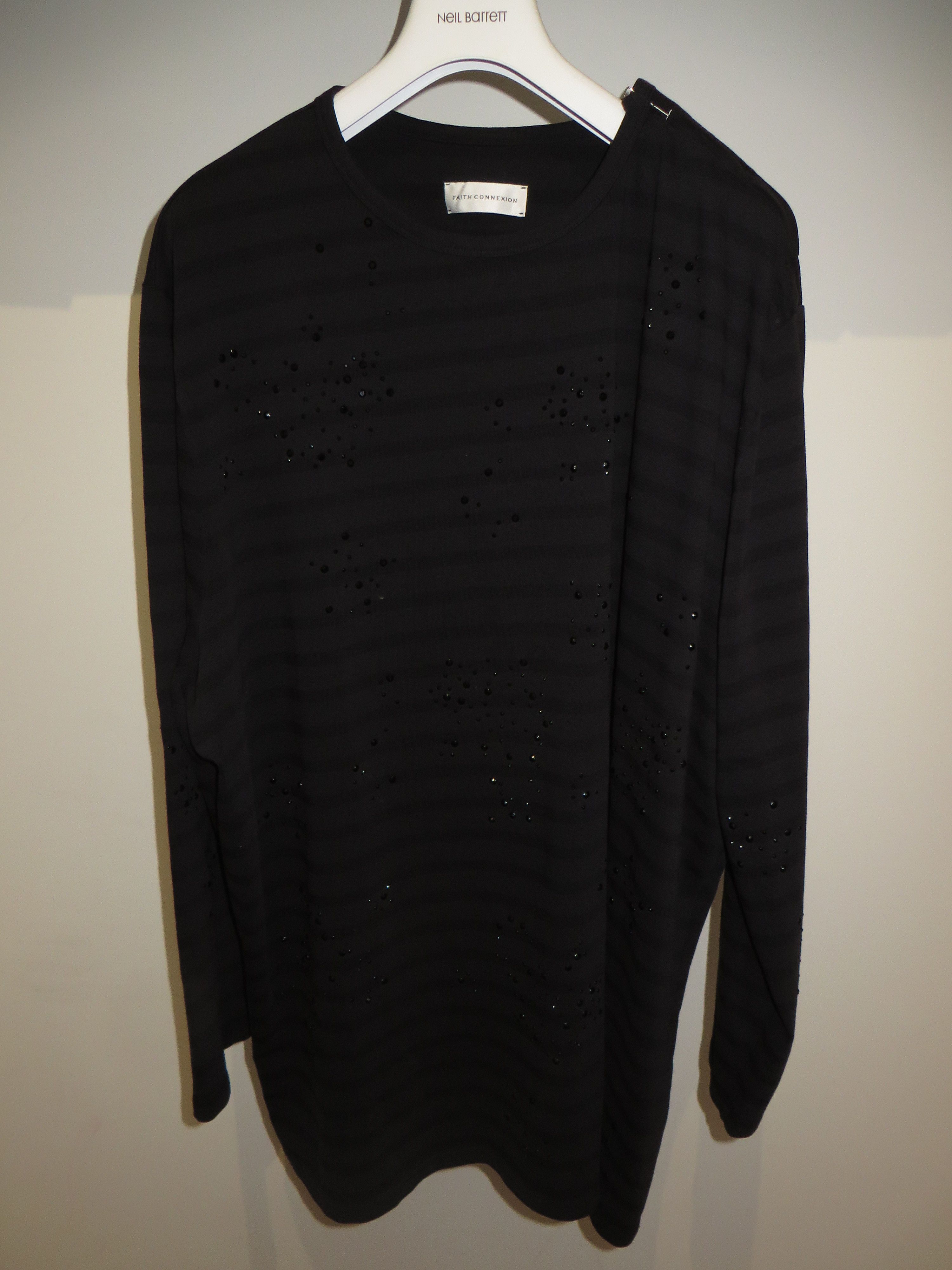 Faith Connexion Embellished striped sweatshirt Size US M / EU 48-50 / 2 - 1 Thumbnail