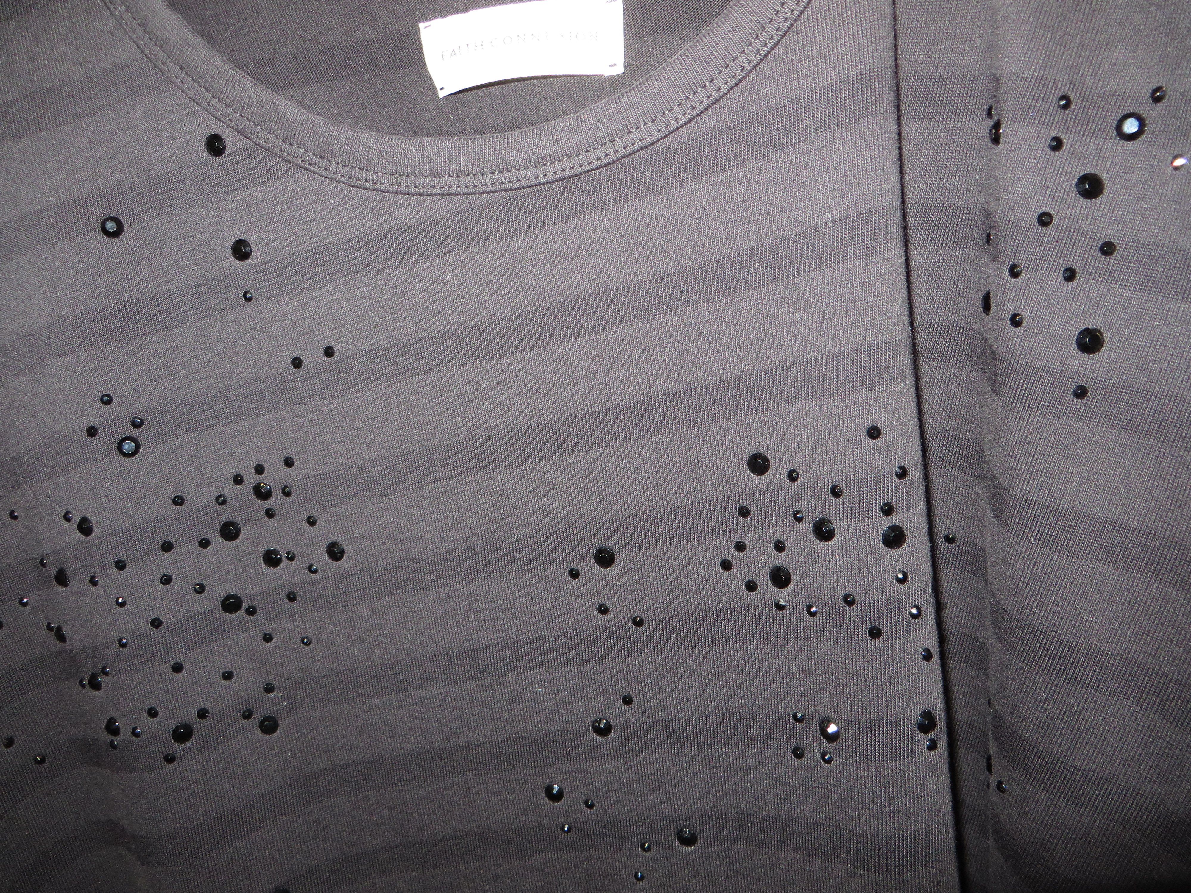 Faith Connexion Embellished striped sweatshirt Size US M / EU 48-50 / 2 - 4 Thumbnail