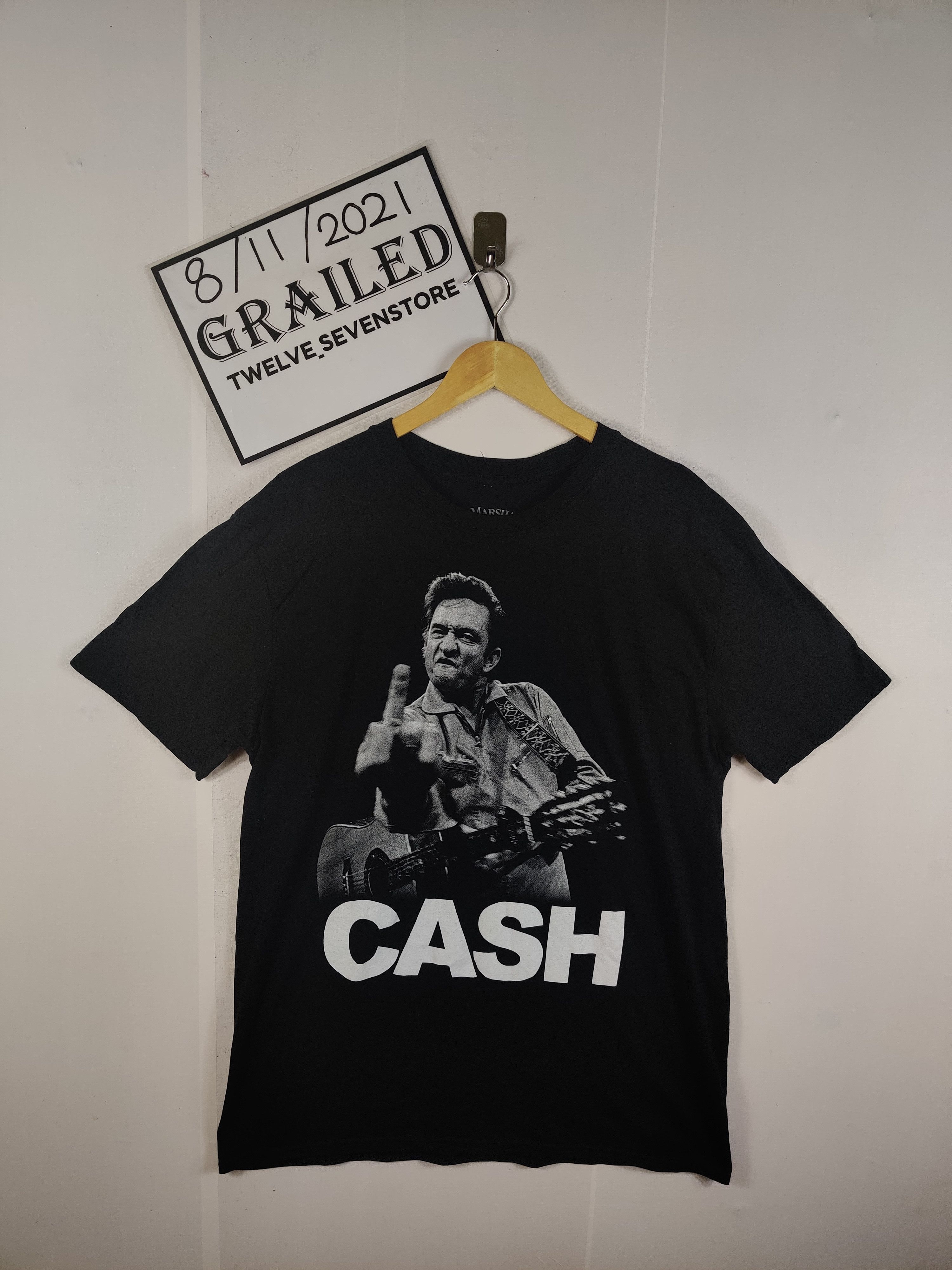 Band Tees Vintage Johnny Cash Band Tee Tshirt Size US XL / EU 56 / 4 - 1 Thumbnail