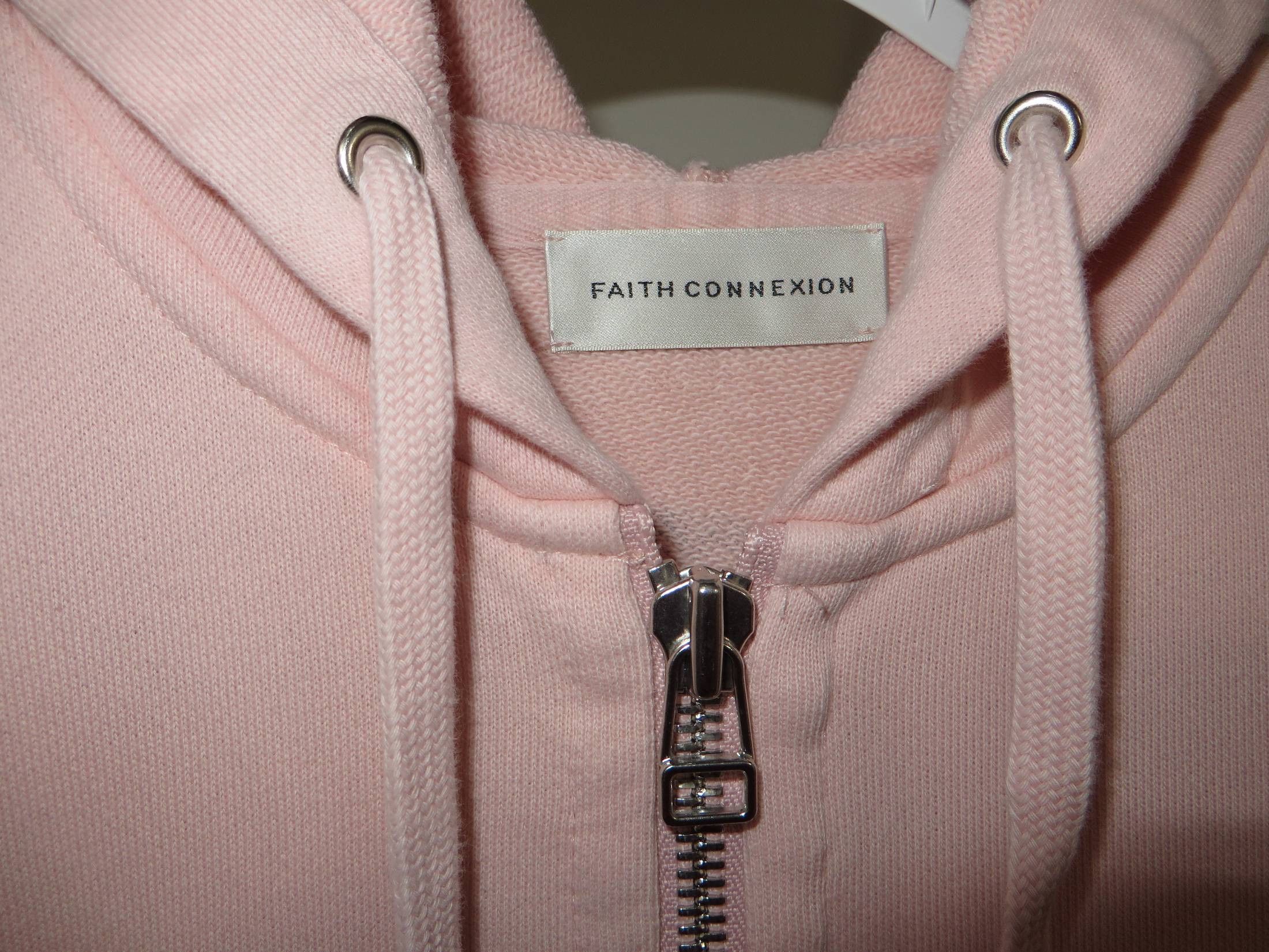 Faith Connexion Pink printed lace hoodie Size US XS / EU 42 / 0 - 5 Thumbnail