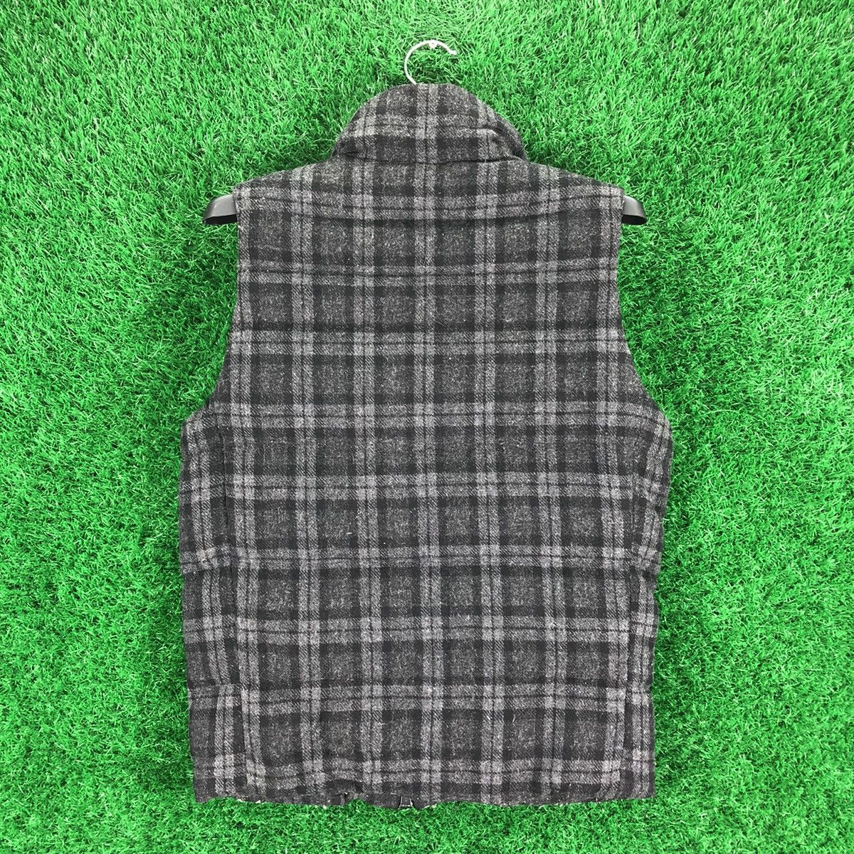 Uniqlo Uniqlo Puffer Vest Wool Tartan Check Zipper Size US S / EU 44-46 / 1 - 4 Thumbnail