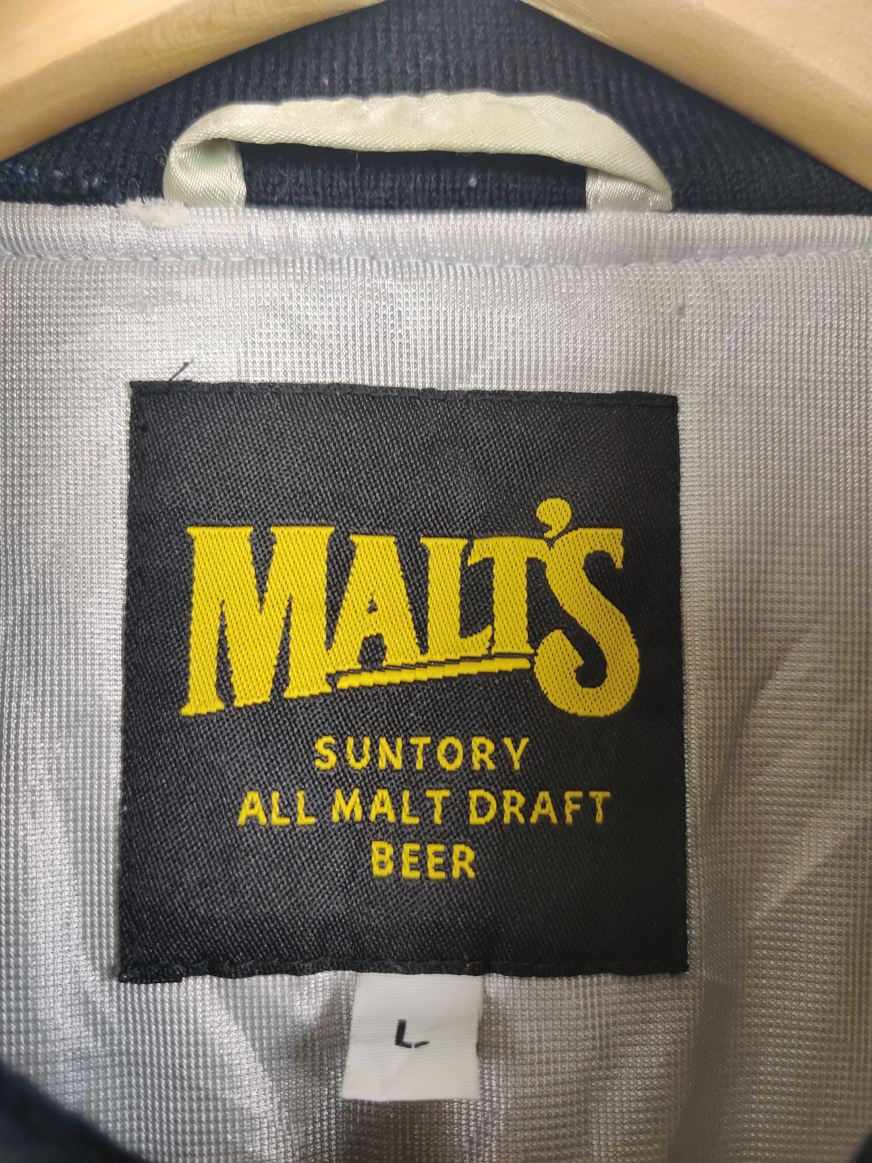 MLB Vintage Malt's Baseball Team Bomber Jacket Size US L / EU 52-54 / 3 - 7 Thumbnail
