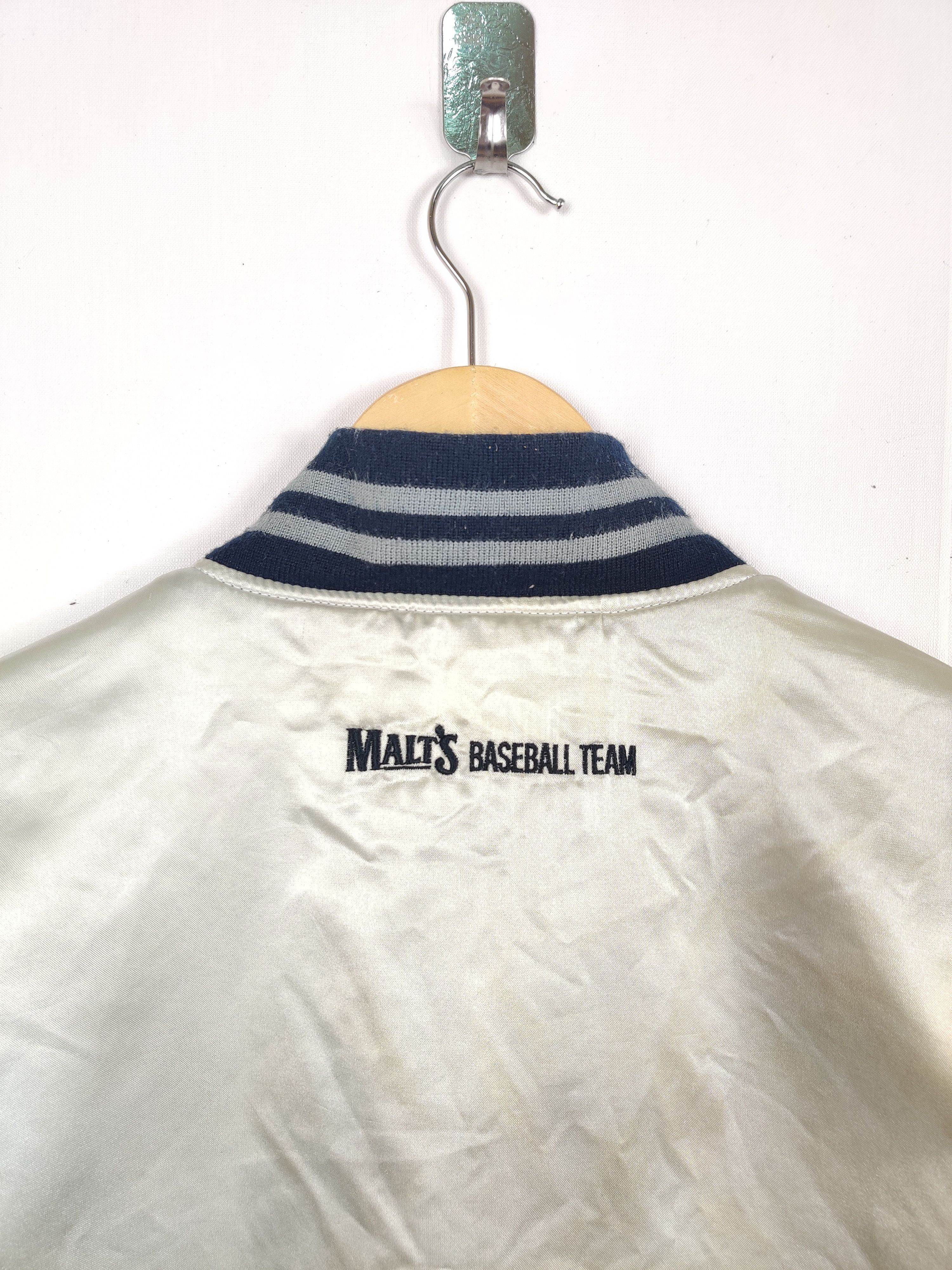 MLB Vintage Malt's Baseball Team Bomber Jacket Size US L / EU 52-54 / 3 - 9 Thumbnail