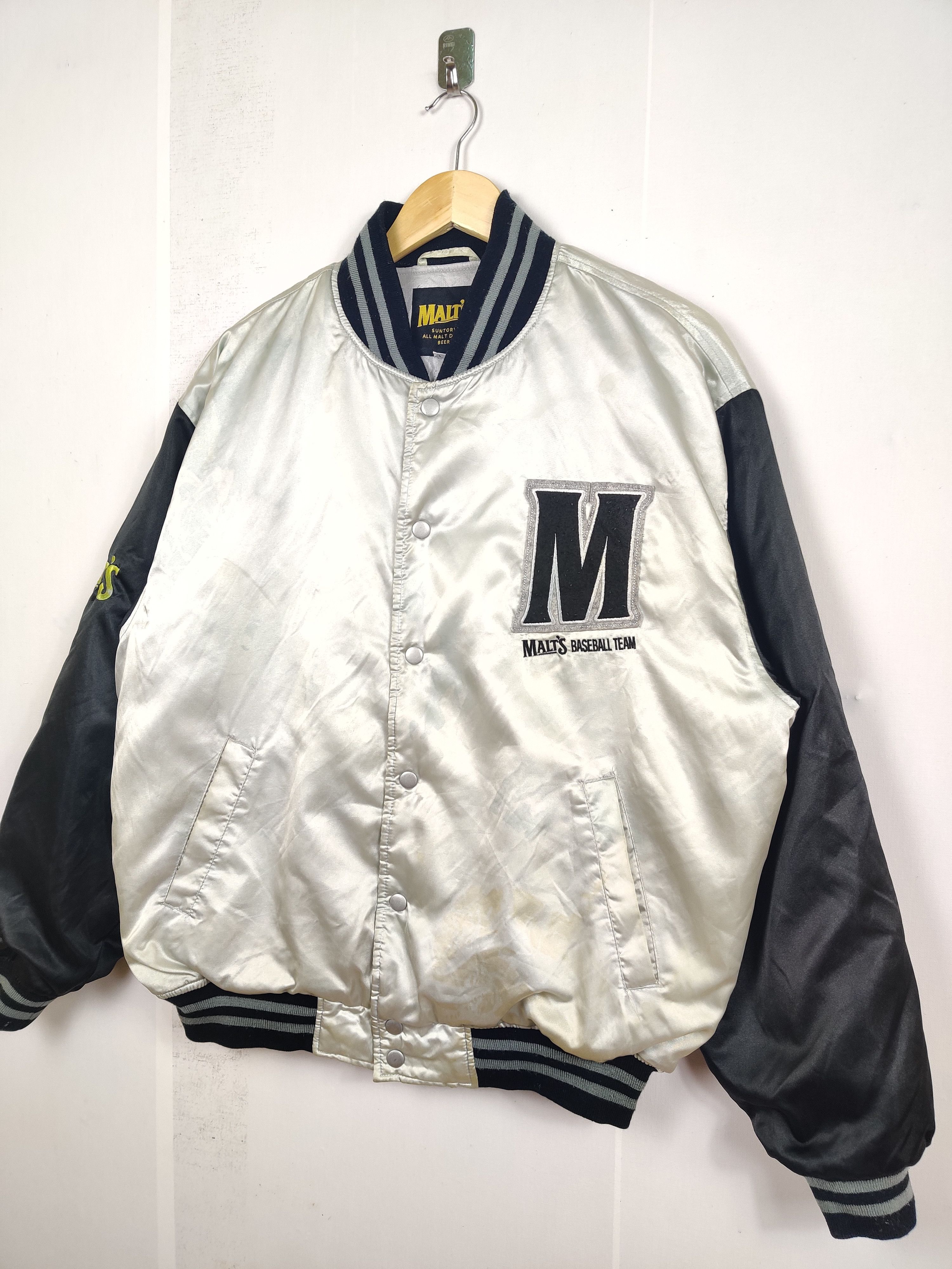 MLB Vintage Malt's Baseball Team Bomber Jacket Size US L / EU 52-54 / 3 - 2 Thumbnail