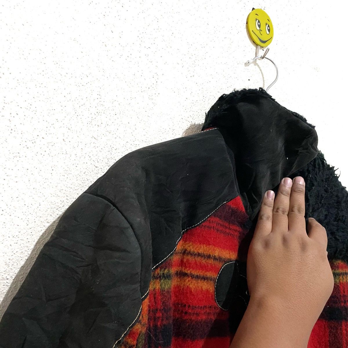 Vintage Vtg EXPRESSIONS CAMPUS Wool Blanket Pendleton Leather Jacket Size US M / EU 48-50 / 2 - 5 Thumbnail