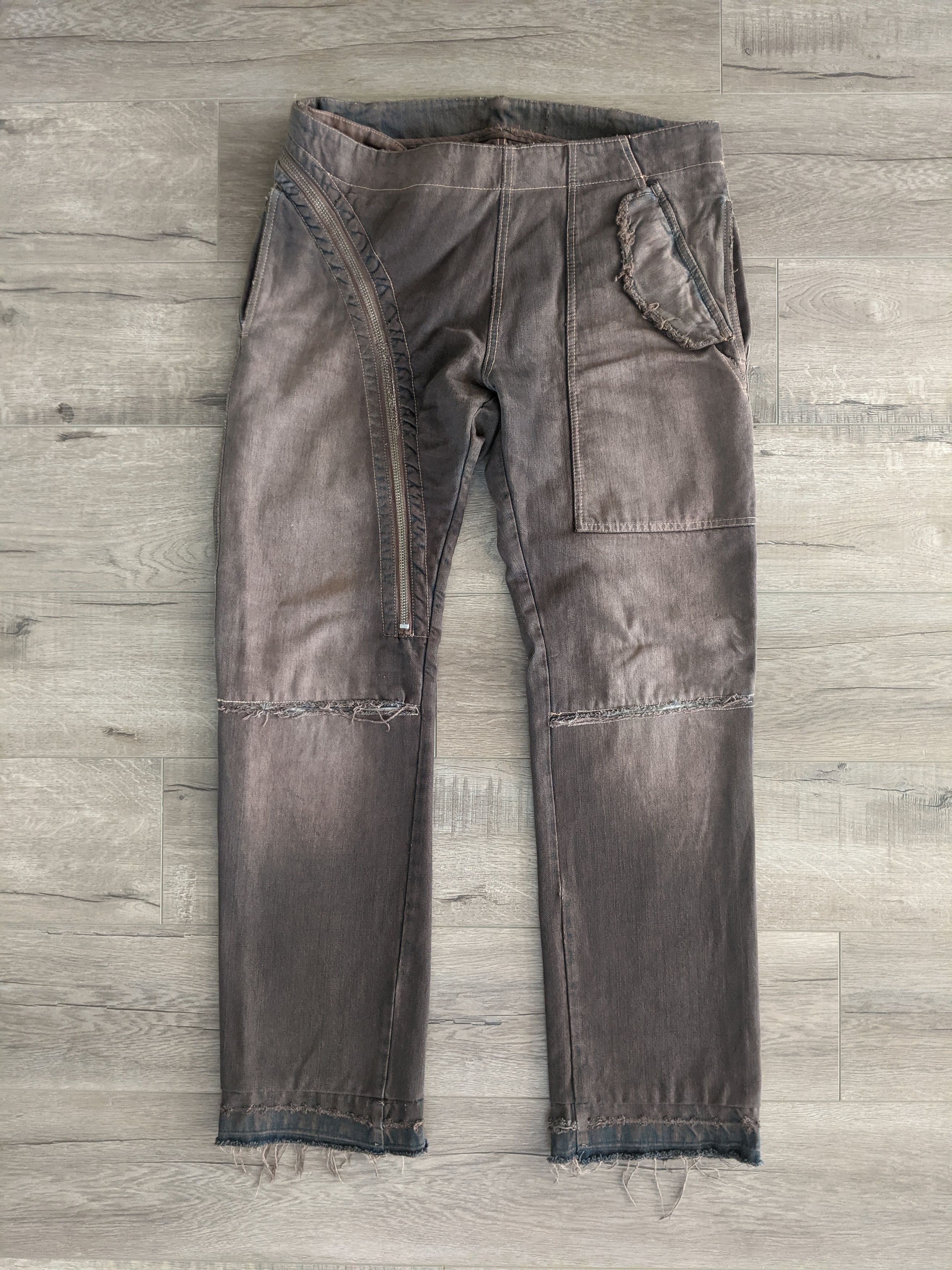 Rick Owens AW06 泥ウォッシュ　デトロイトデニム　W31 Rick Owens AW06 泥ウォッシュ デトロイトデニム W31 パンツ