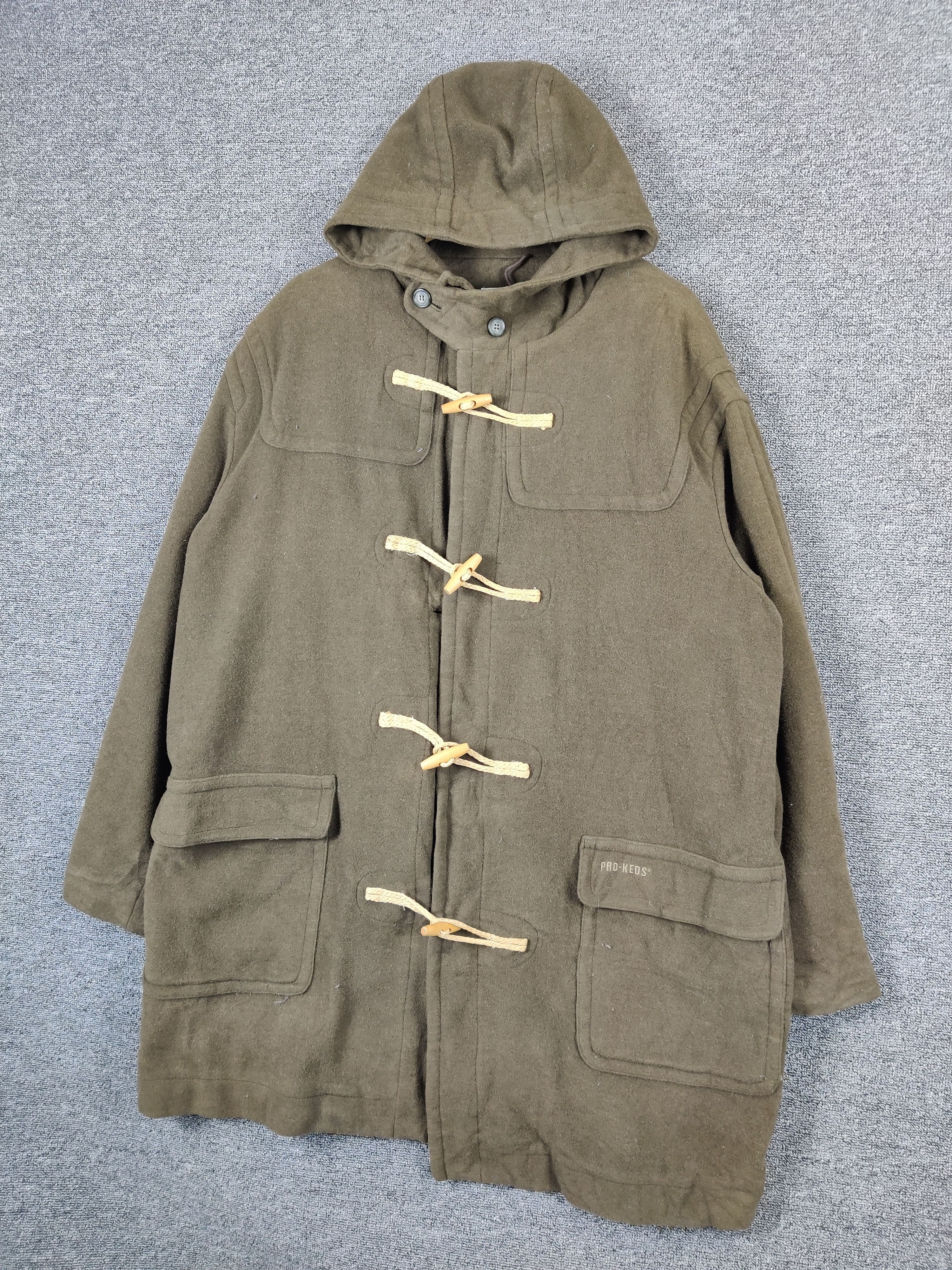 Pro-Keds Vintage Pro Keds Wool Duffle Breasted Coat Size US XXL / EU 58 / 5 - 2 Thumbnail