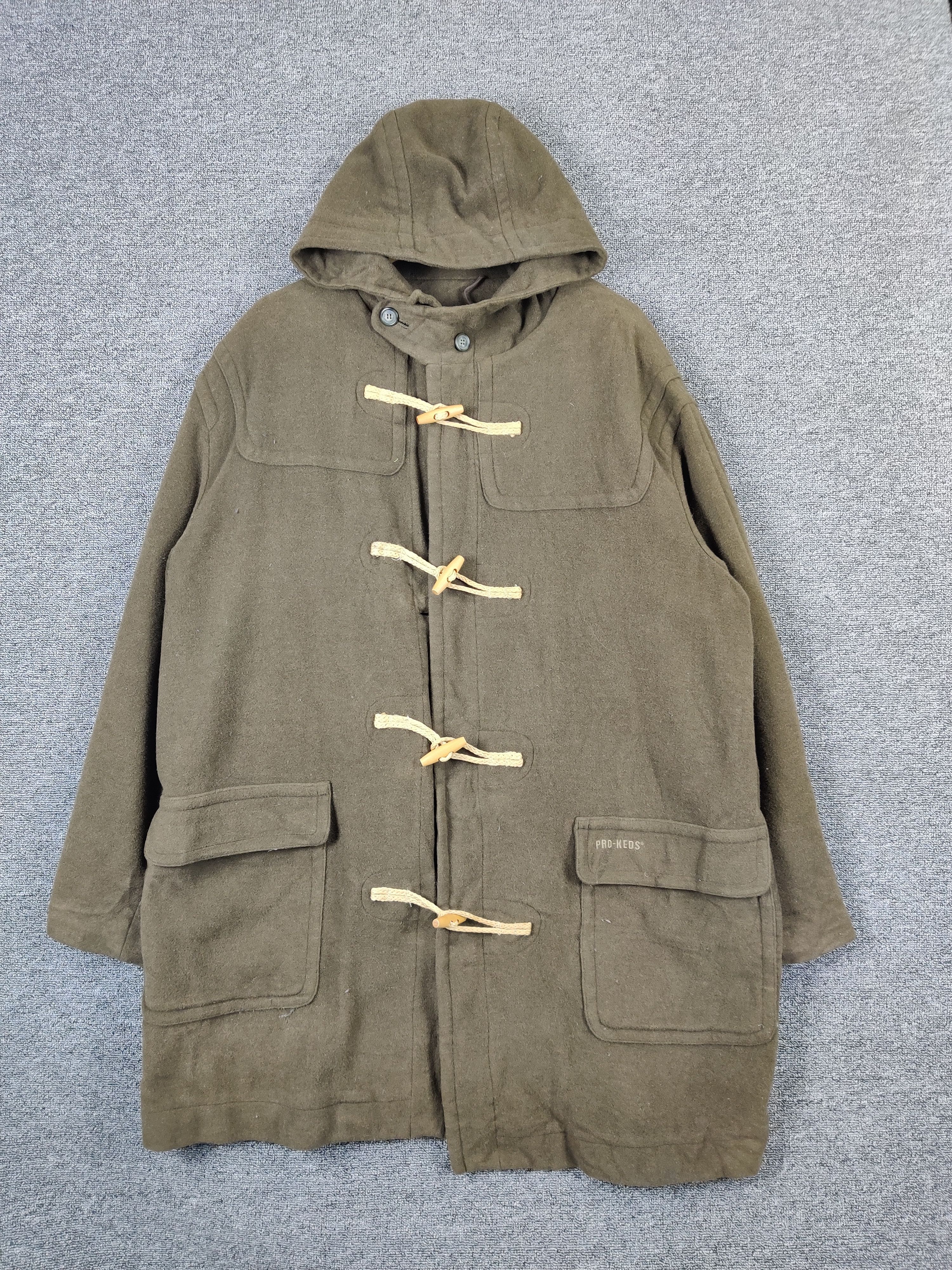 Pro-Keds Vintage Pro Keds Wool Duffle Breasted Coat Size US XXL / EU 58 / 5 - 1 Thumbnail
