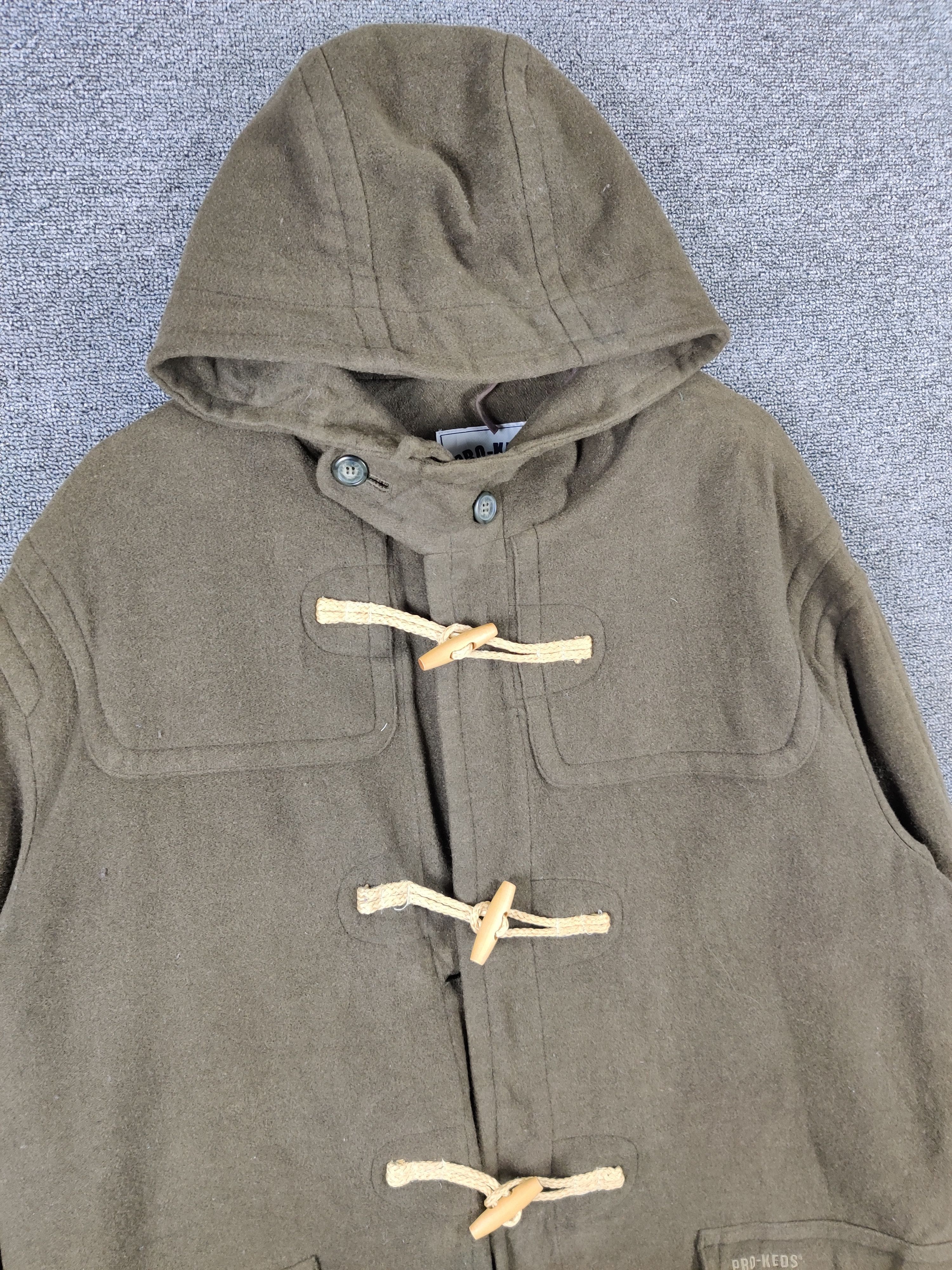 Pro-Keds Vintage Pro Keds Wool Duffle Breasted Coat Size US XXL / EU 58 / 5 - 7 Thumbnail